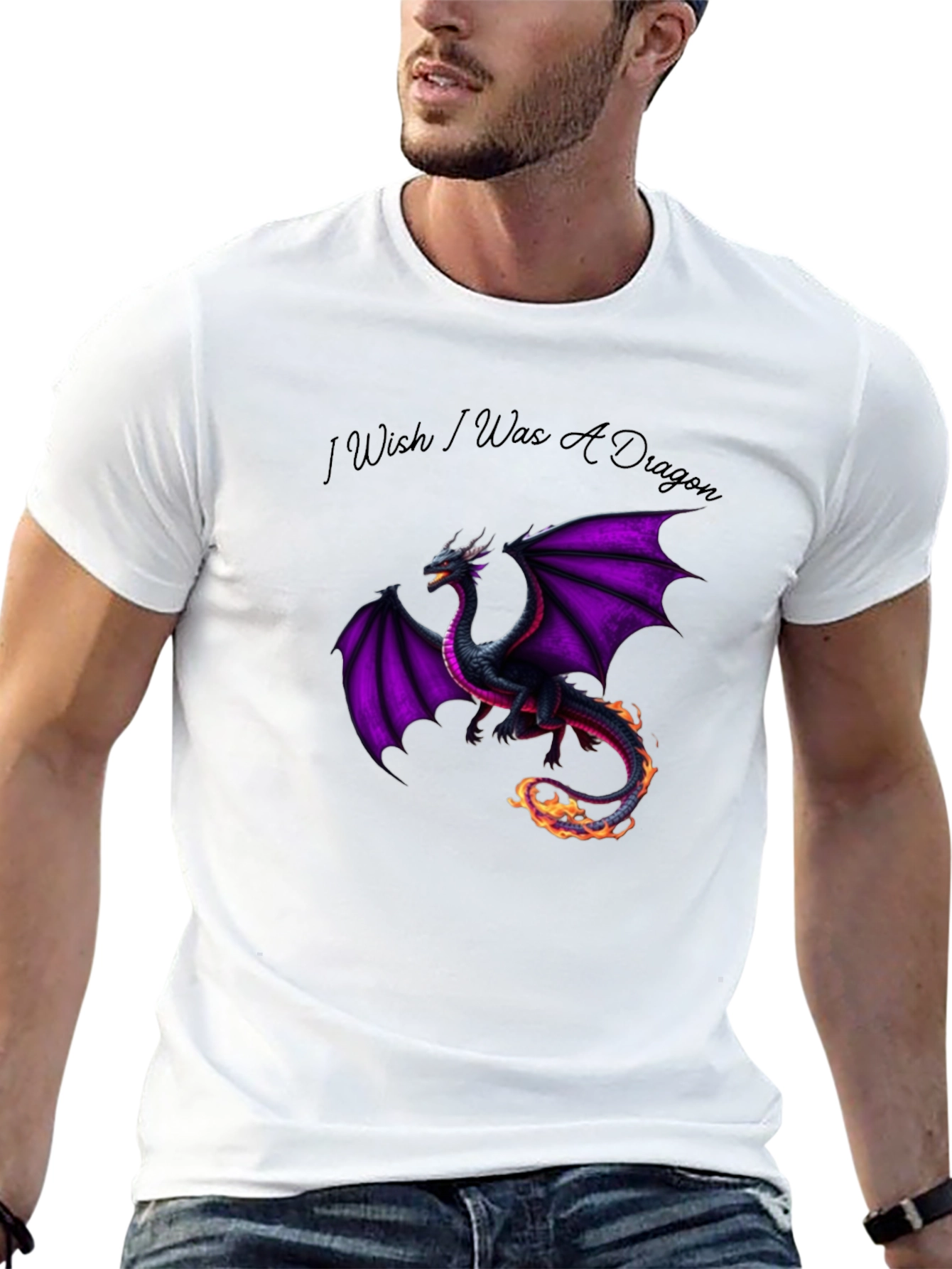 I Wish I Was A Dragon Graphic Tee