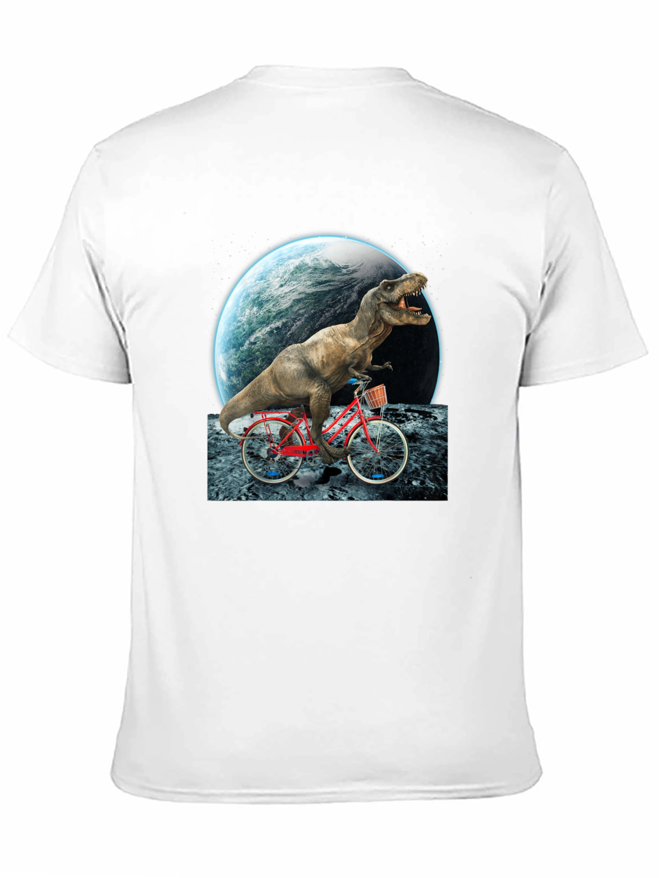 Dino Biker T-Shirt - Ride Through Space!