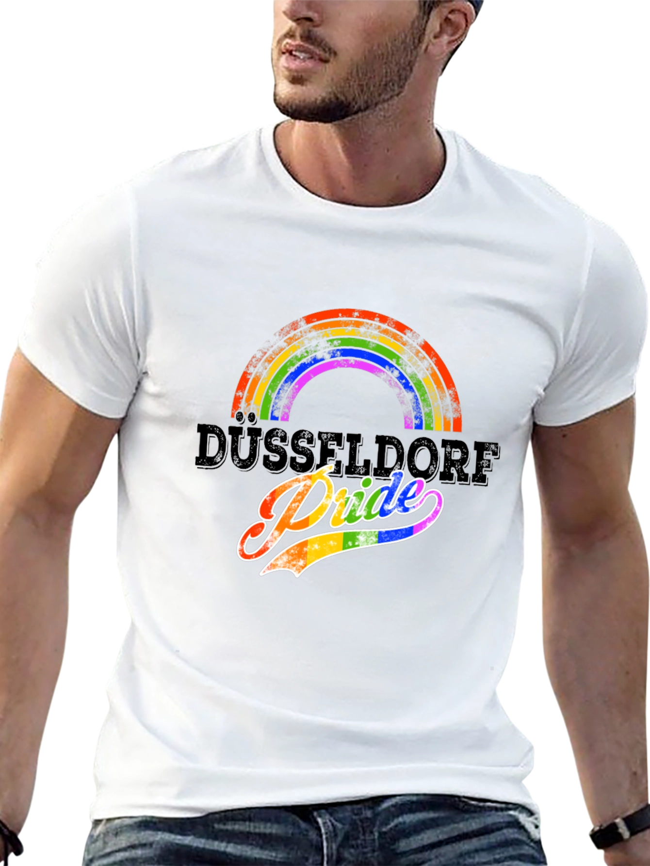 Düsseldorf Pride Rainbow Graphic T-Shirt