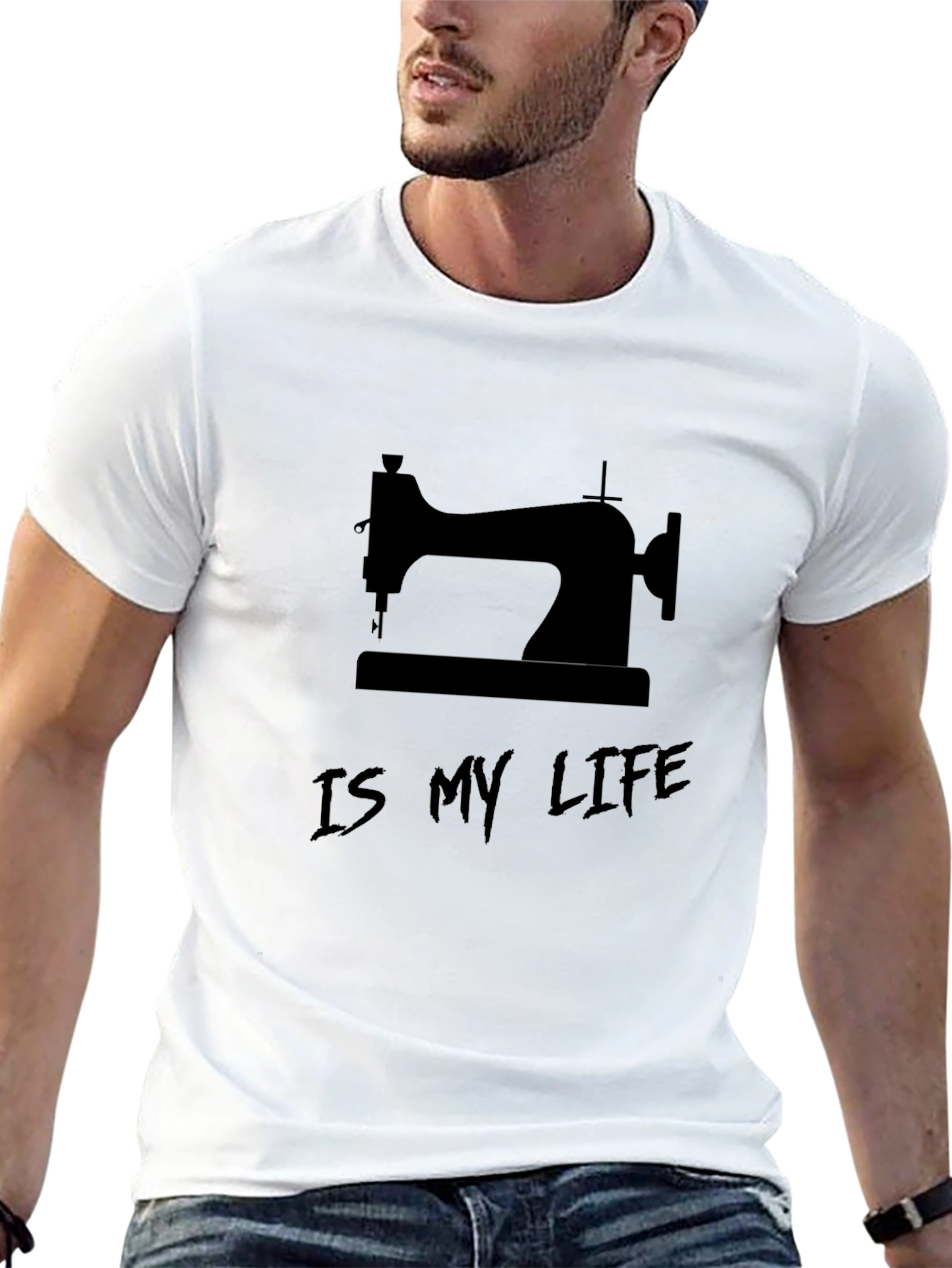 Sewing is My Life - Black Graphic Tee