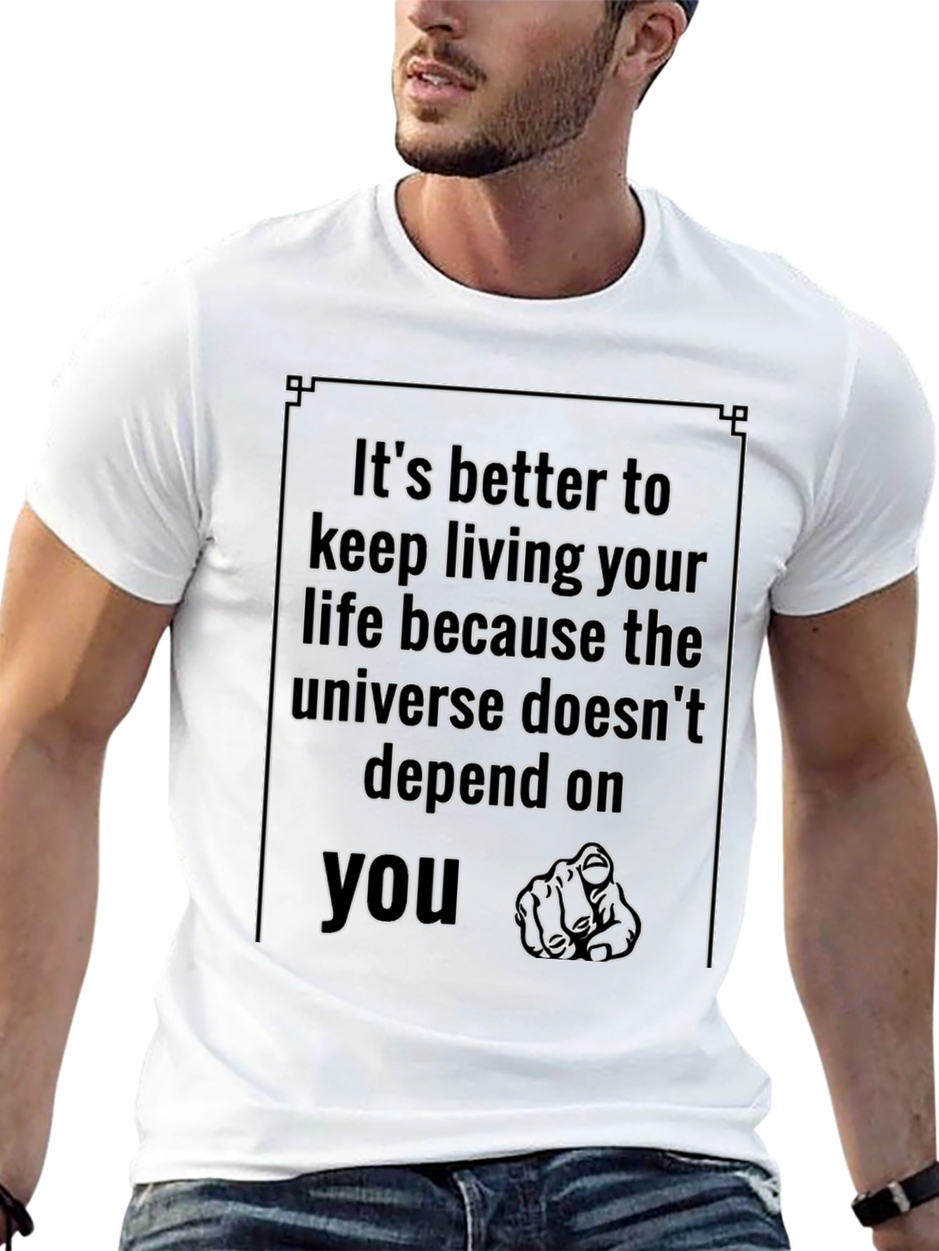 Motivational T-Shirt: Its Better to Keep Living
