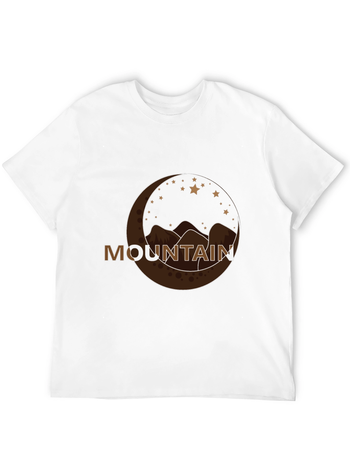 Mountain Crescent Graphic Tee - Stylish Adventure Shirt