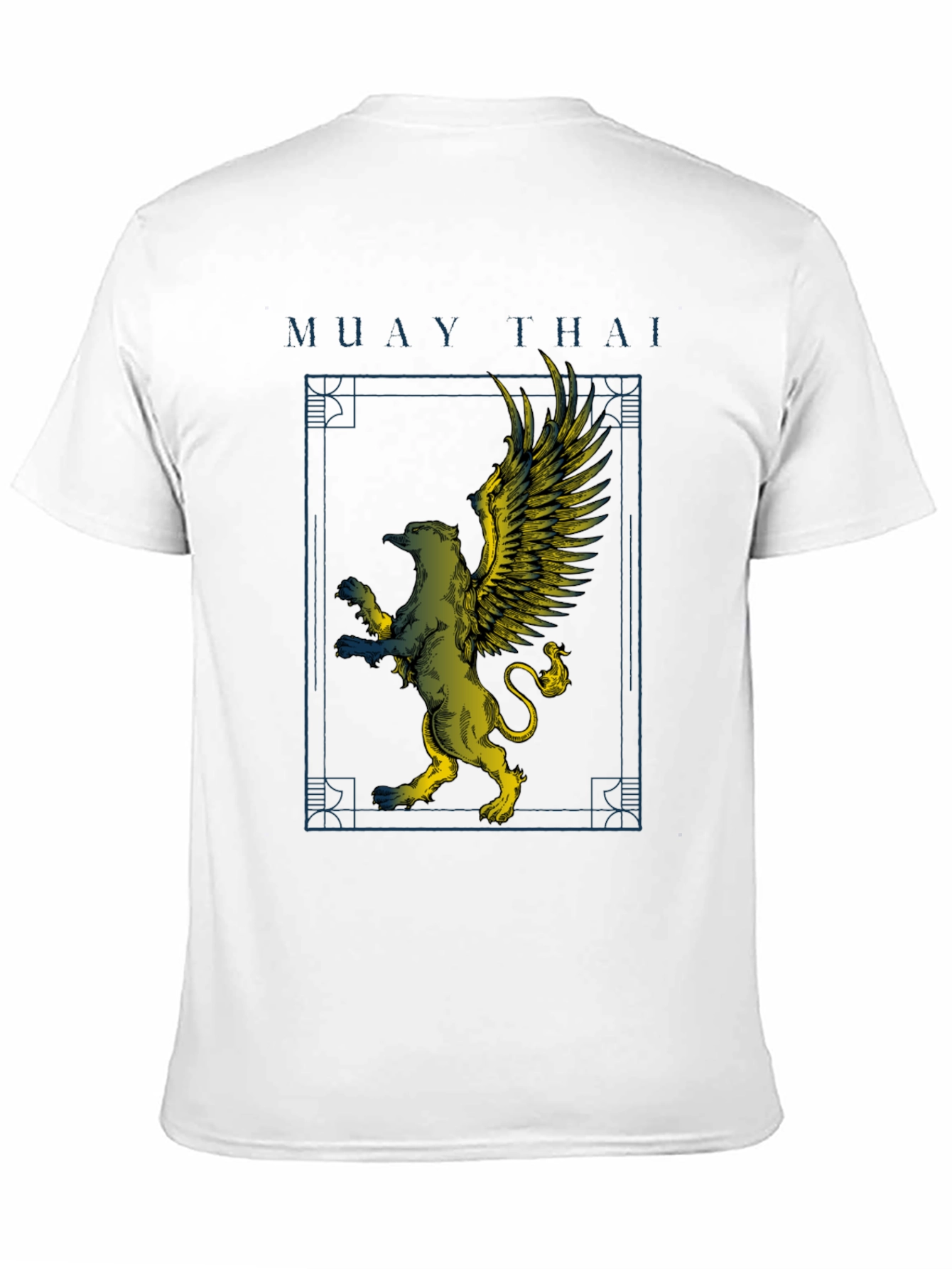 Muay Thai Griffin Graphic Black T-Shirt
