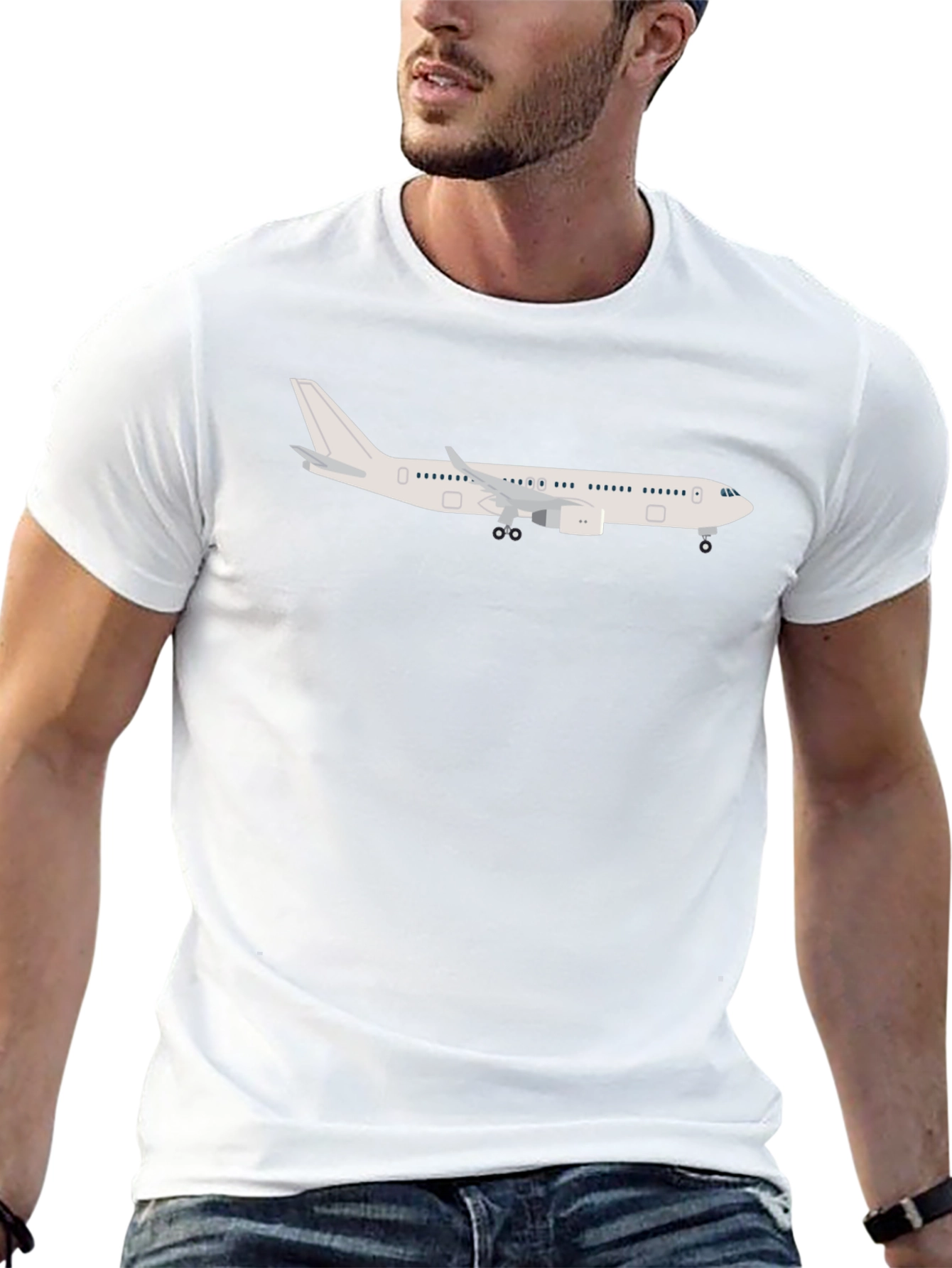 Airplane Graphic T-Shirt - Fly High in Style
