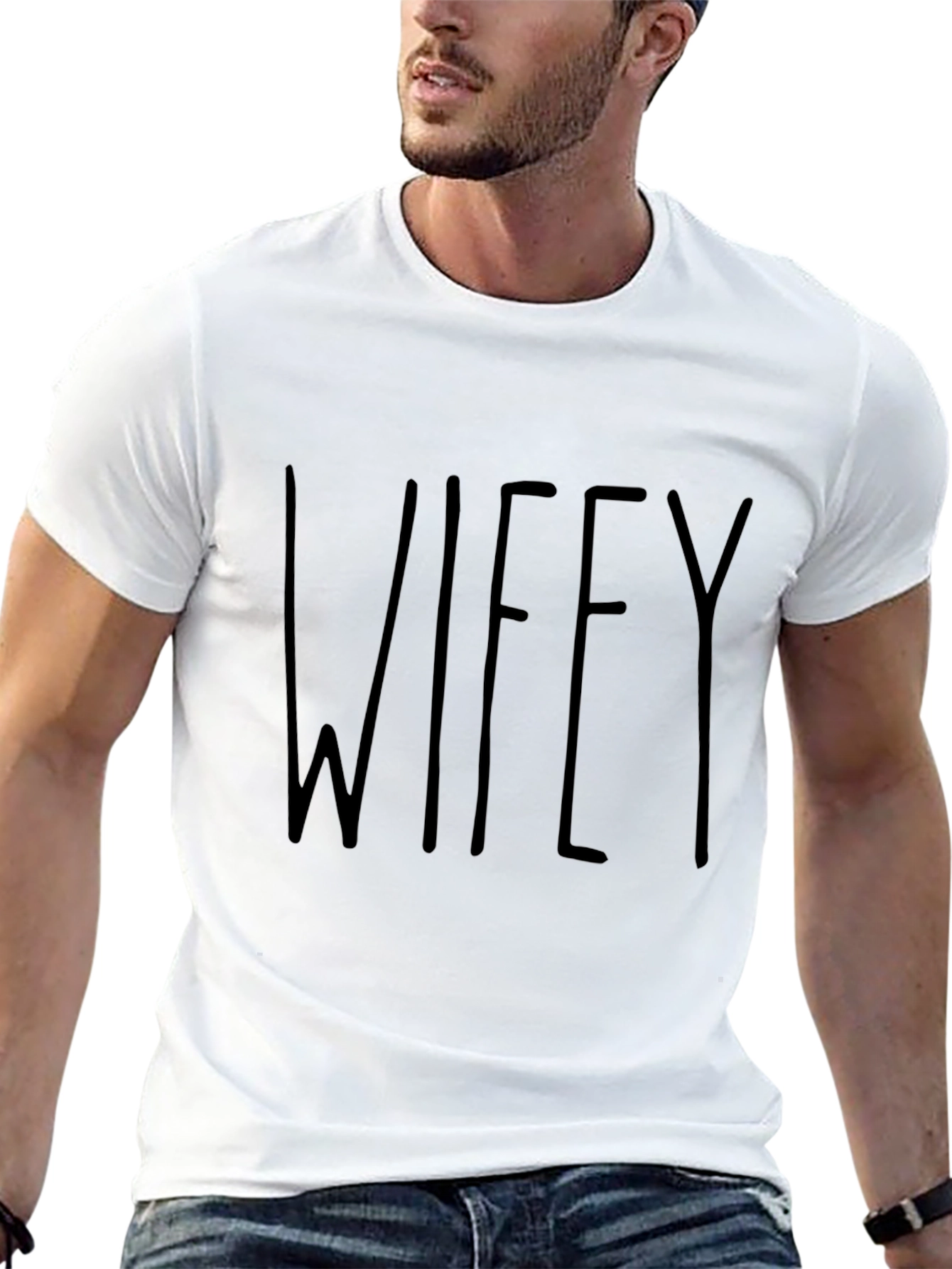 Wifey Black T-Shirt