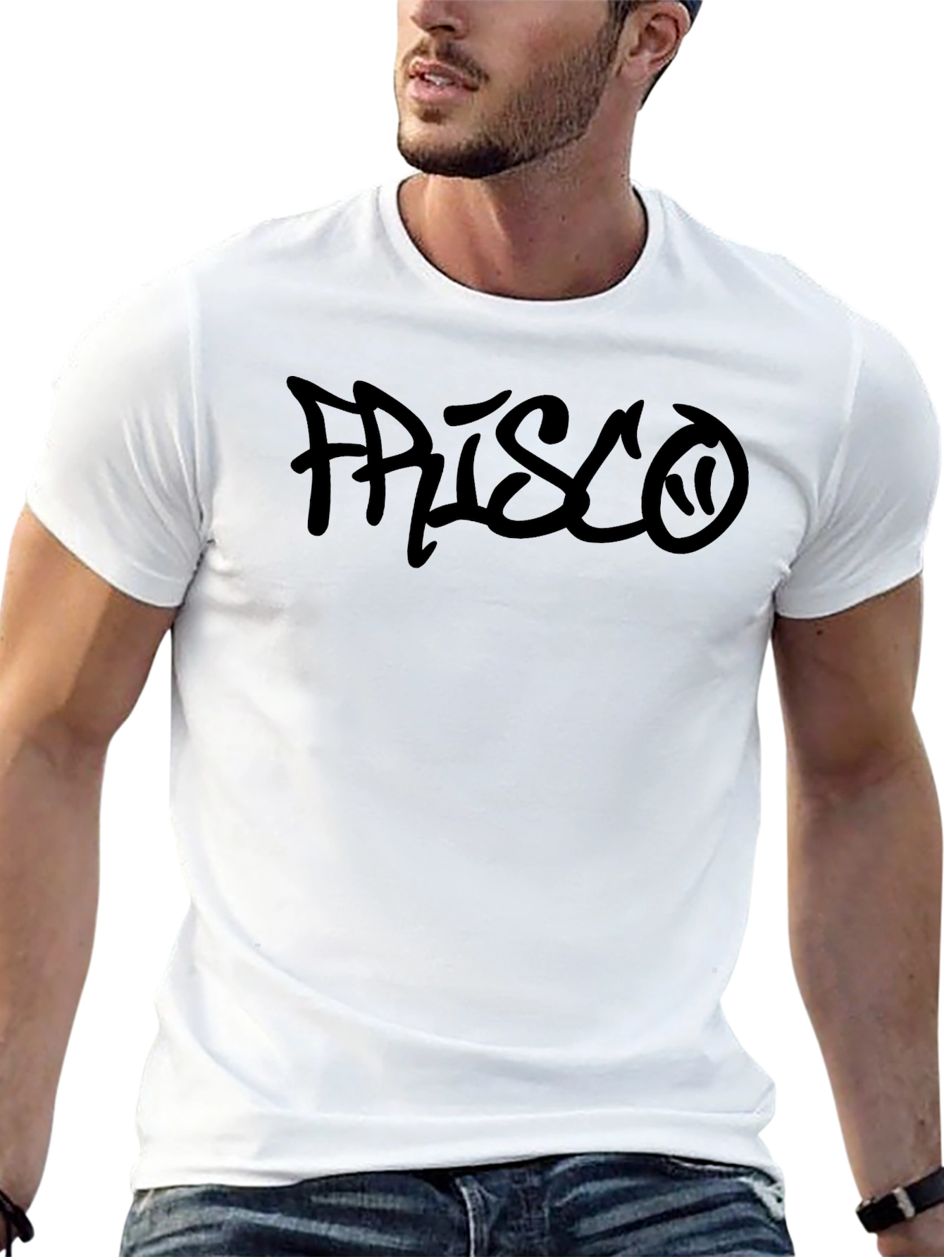 Frisco Black Graphic Tee - Urban Style