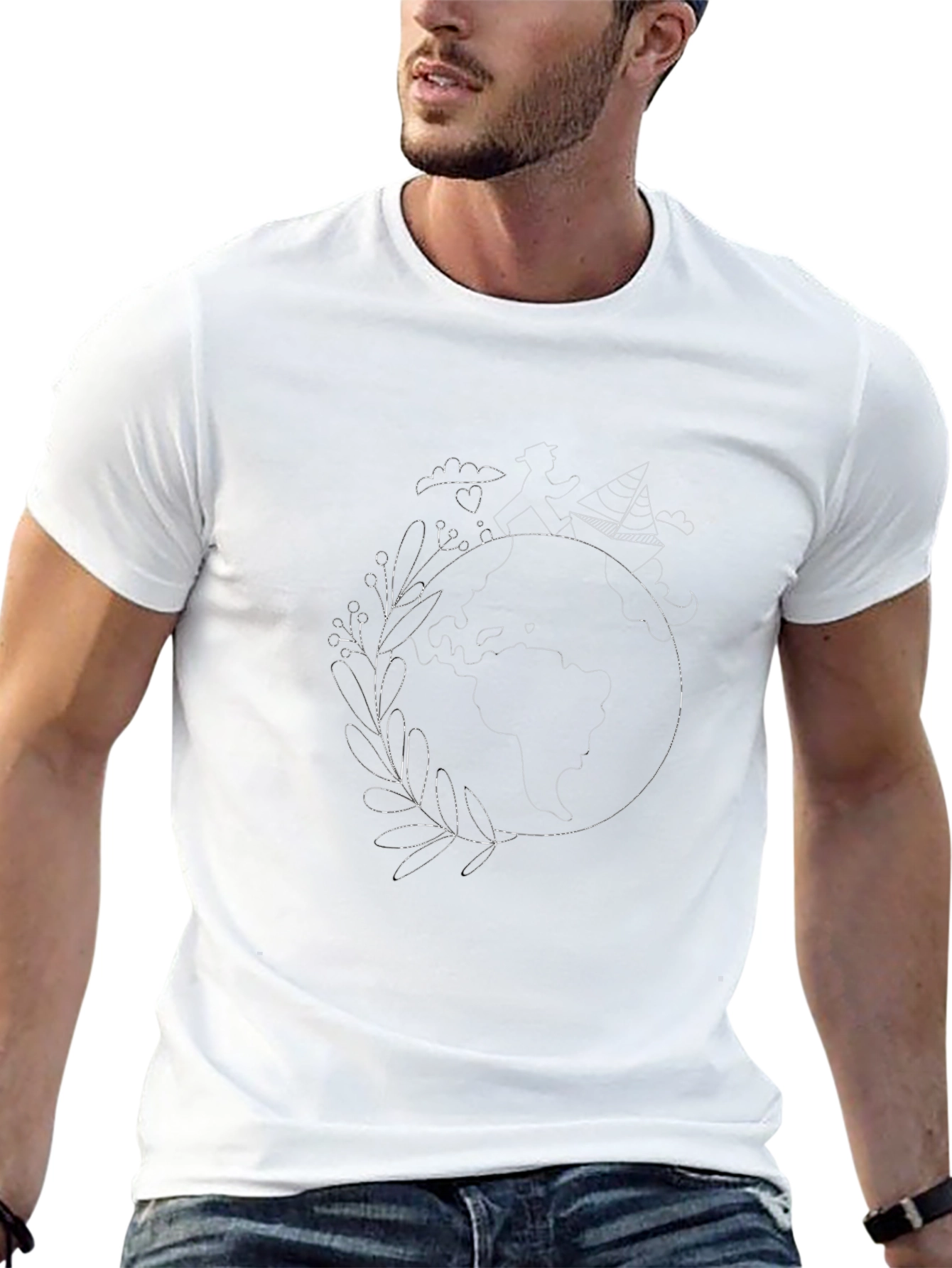 Earth Graphic Tee - Travel Inspired Design