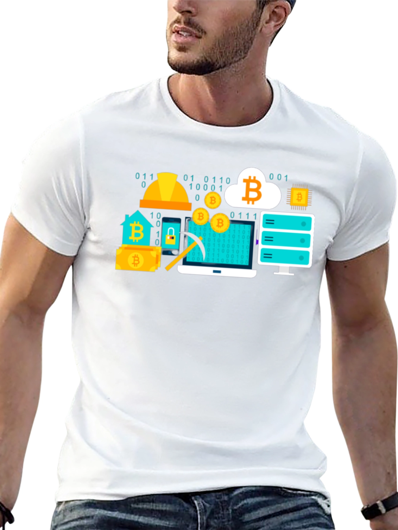 Bitcoin Crypto Mining Black T-Shirt