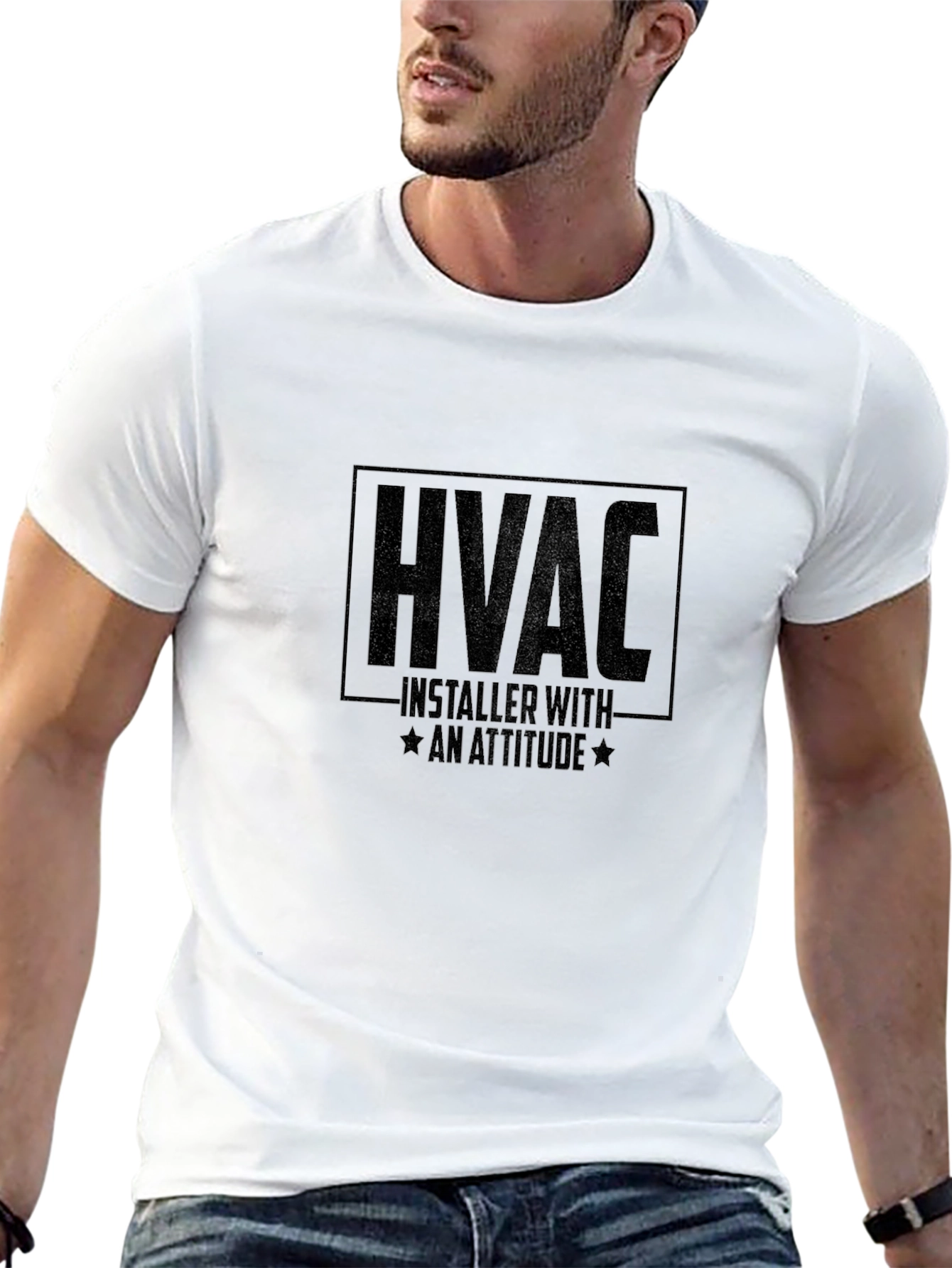 HVAC Installer With An Attitude T-Shirt