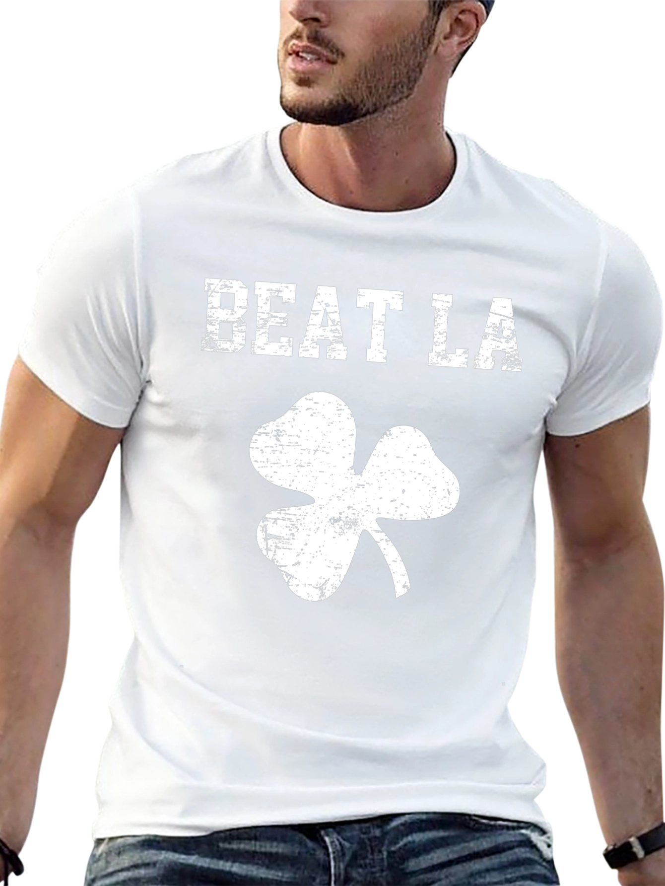 Beat LA Clover T-Shirt - Lucky Fan Apparel