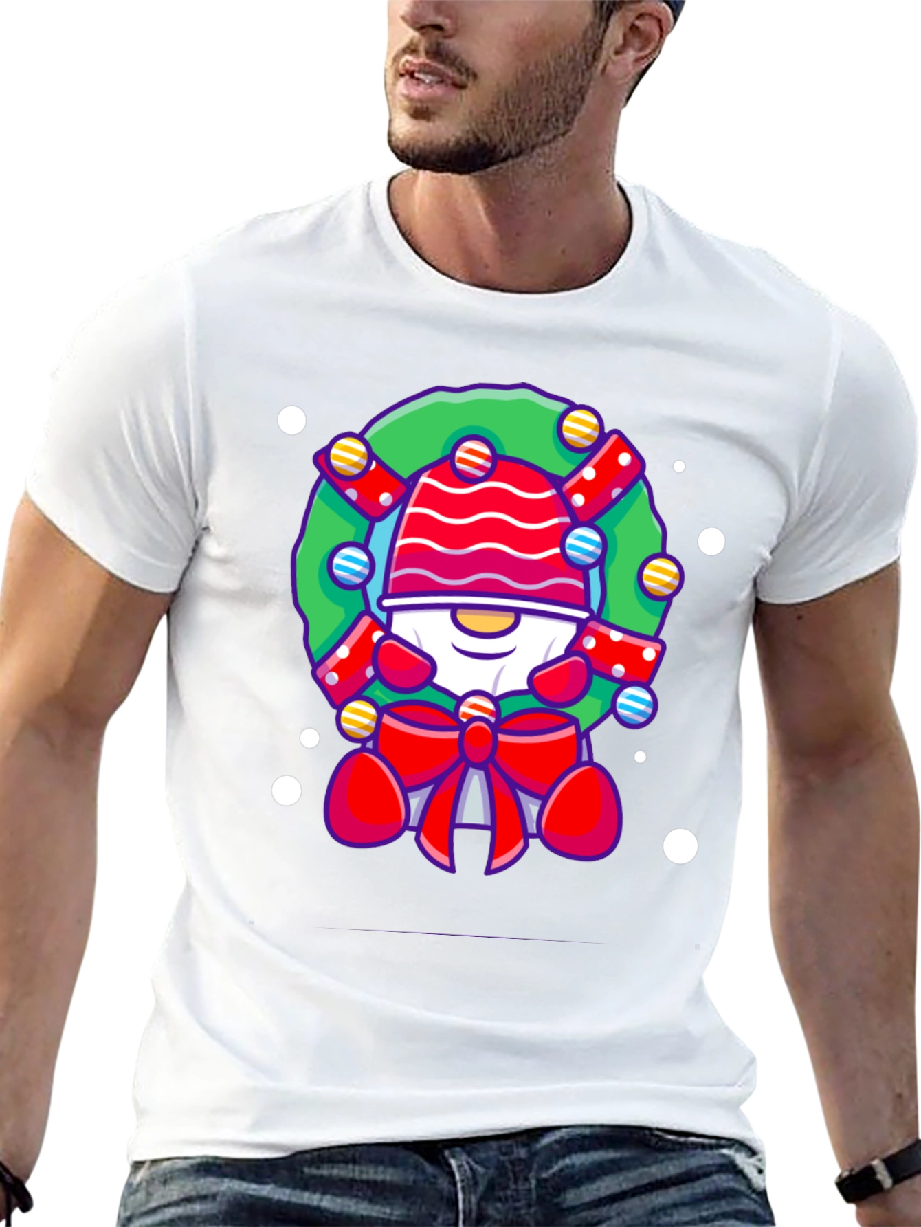 Festive Christmas Gnome T-Shirt - Holiday Style!