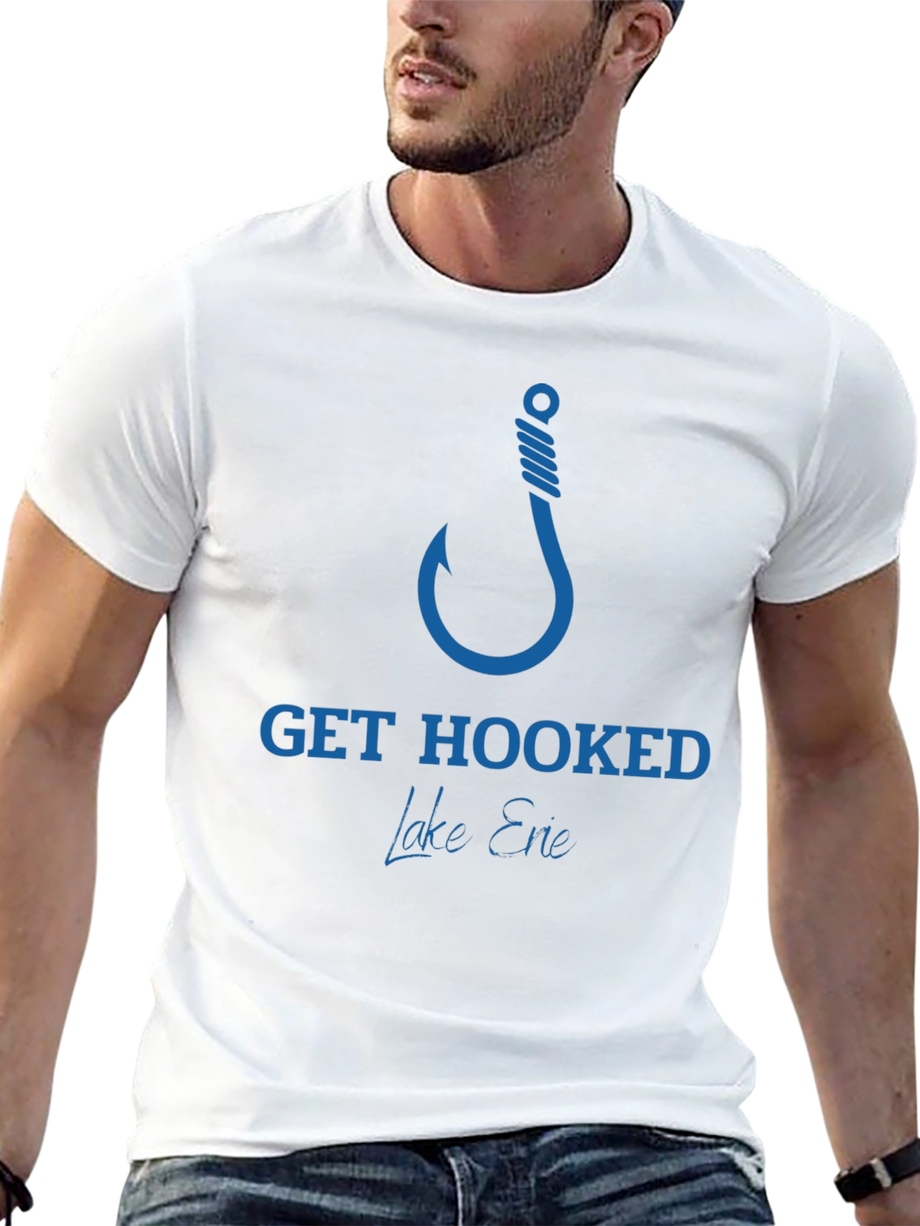 Get Hooked Lake Erie Fishing T-Shirt