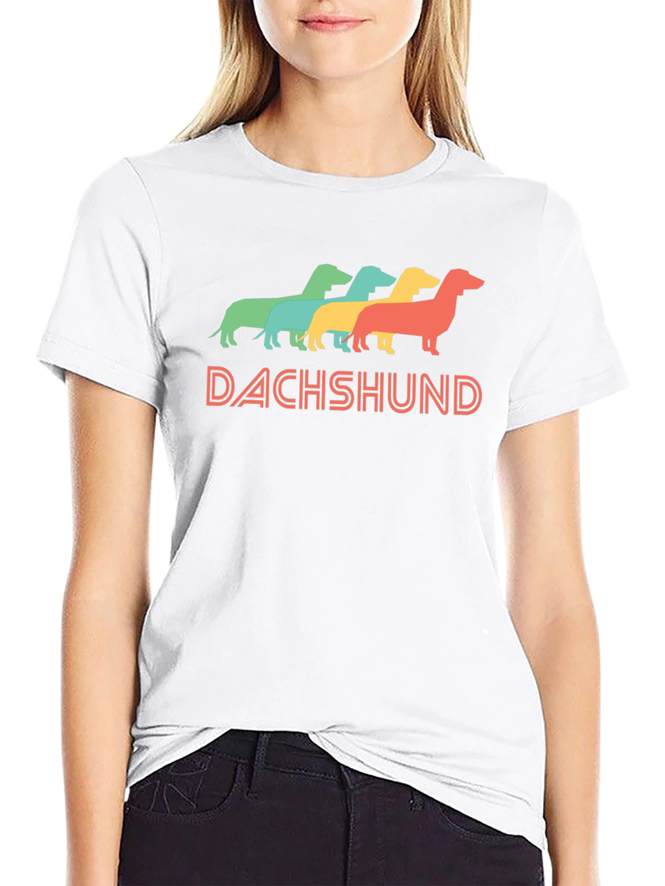 Retro Dachshund Graphic Tee - Comfort Fit