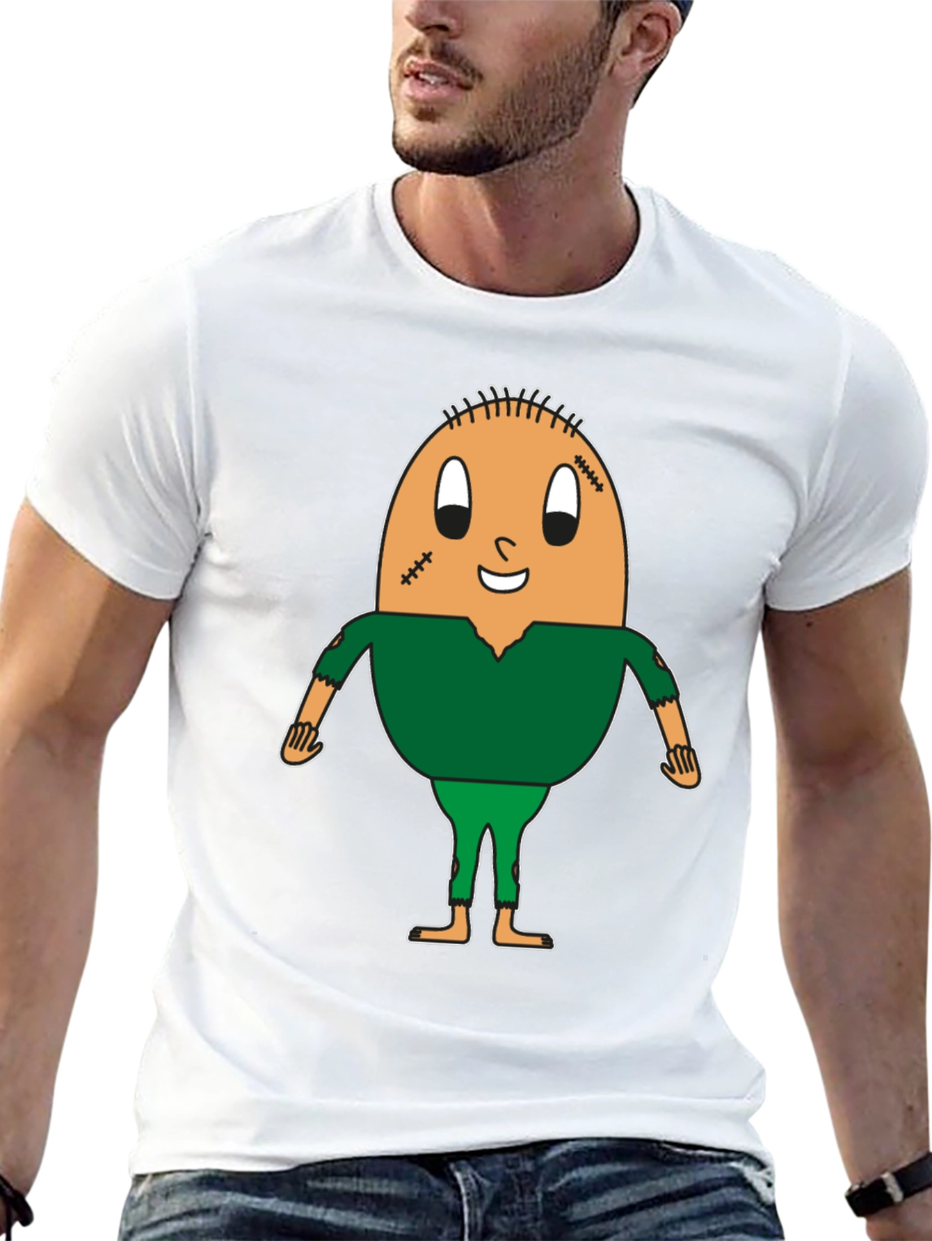 Frankenstein Egg Graphic T-Shirt