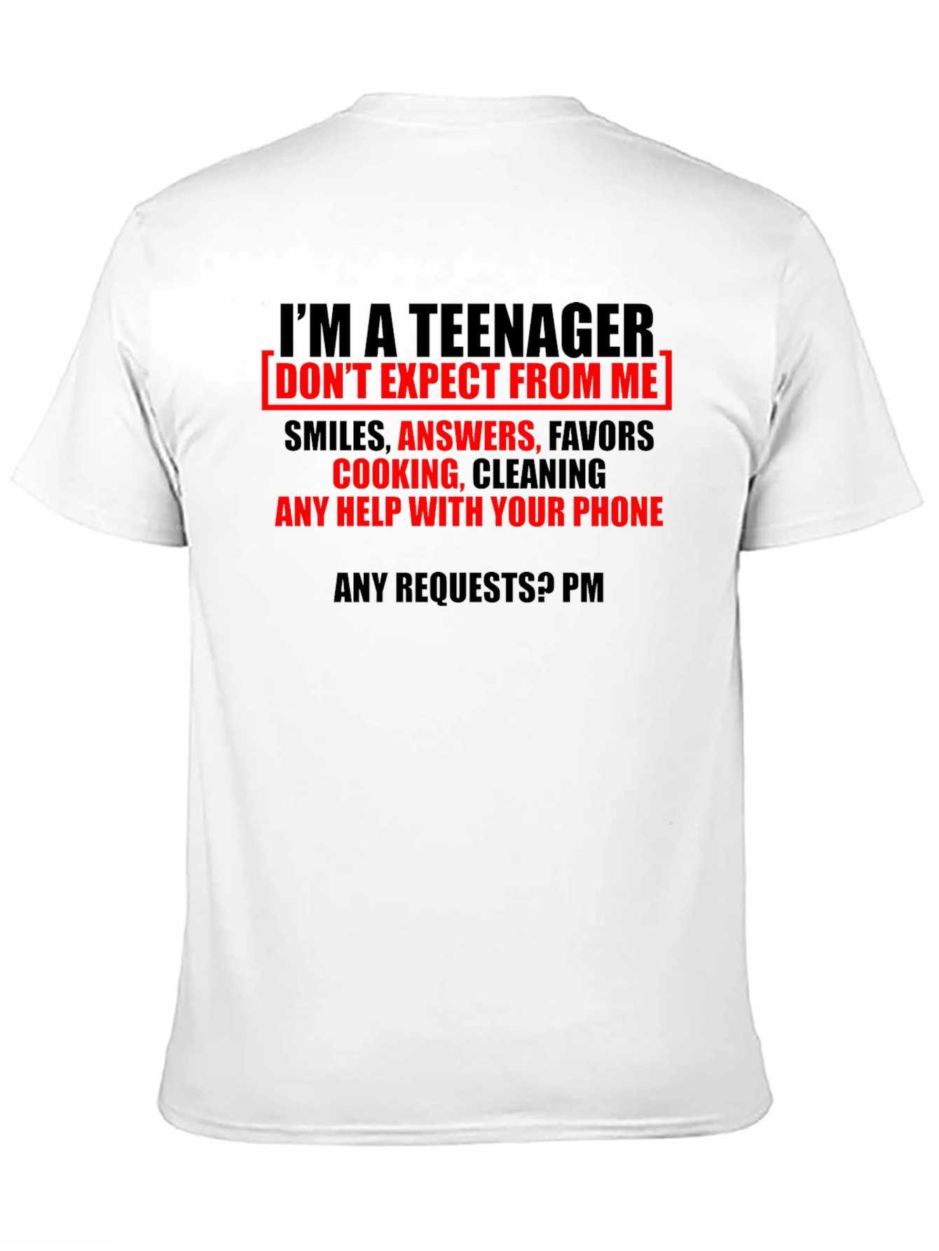 Teenager Funny Graphic T-Shirt