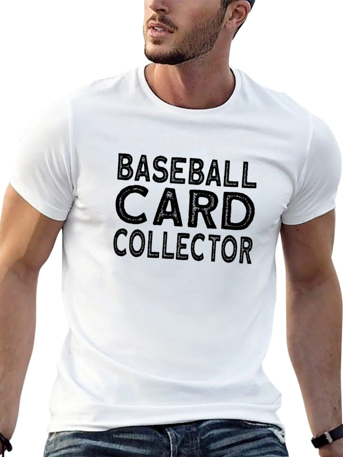 Baseball Card Collector Black T-Shirt