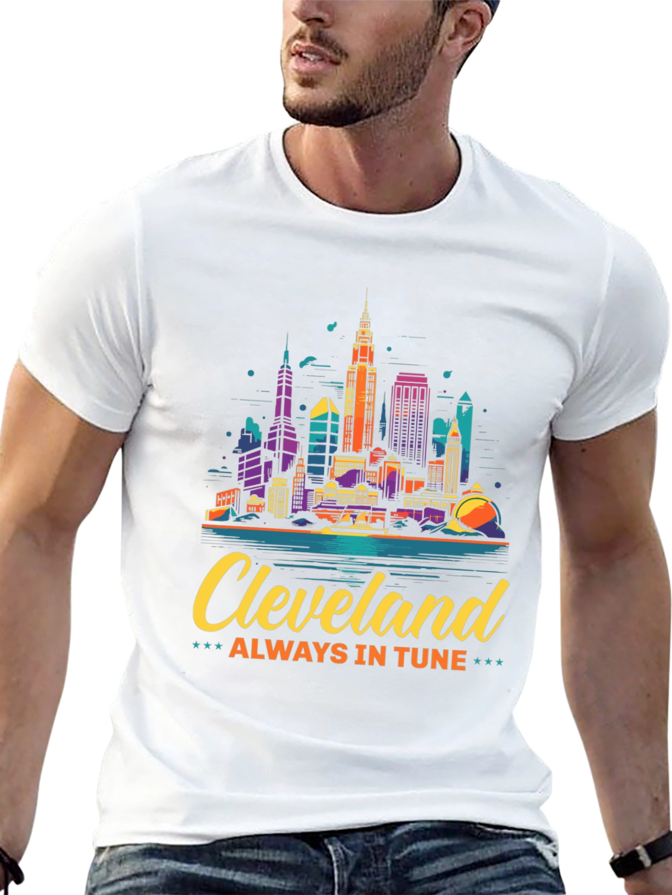Cleveland Skyline Graphic Tee - Always In Tune