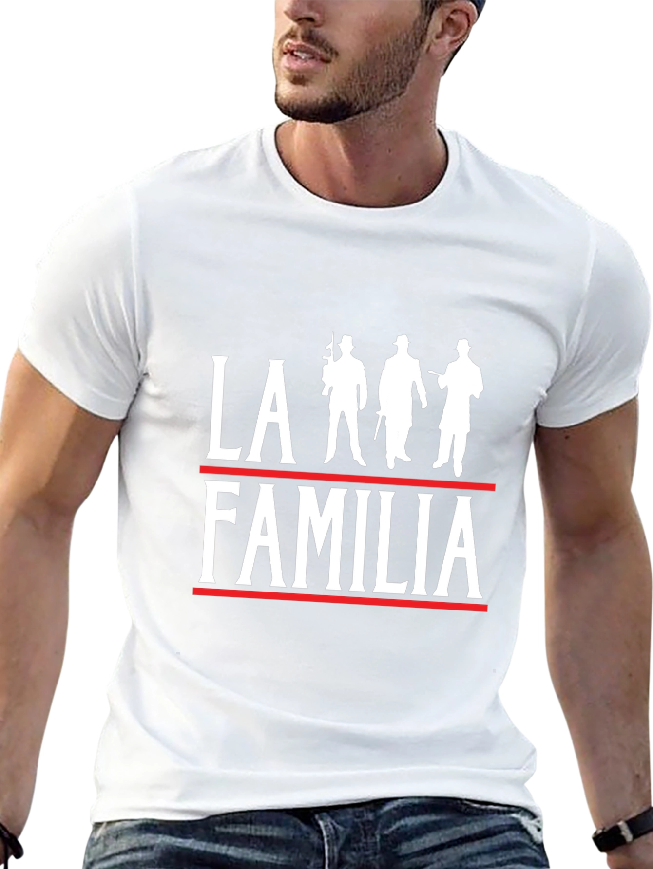 La Familia T-Shirt - Classic Silhouette Design