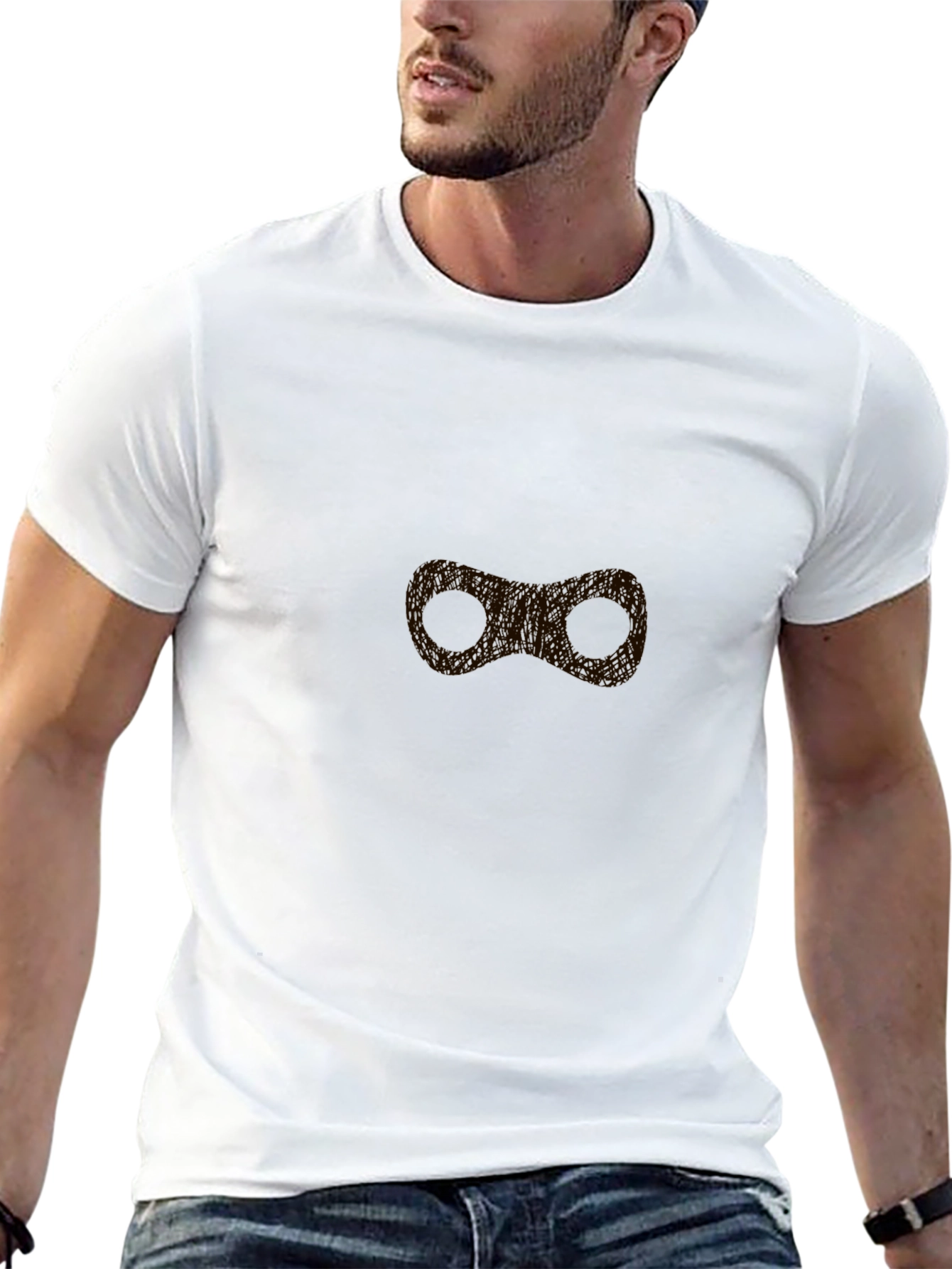 Mask Graphic Tee - Cool & Casual
