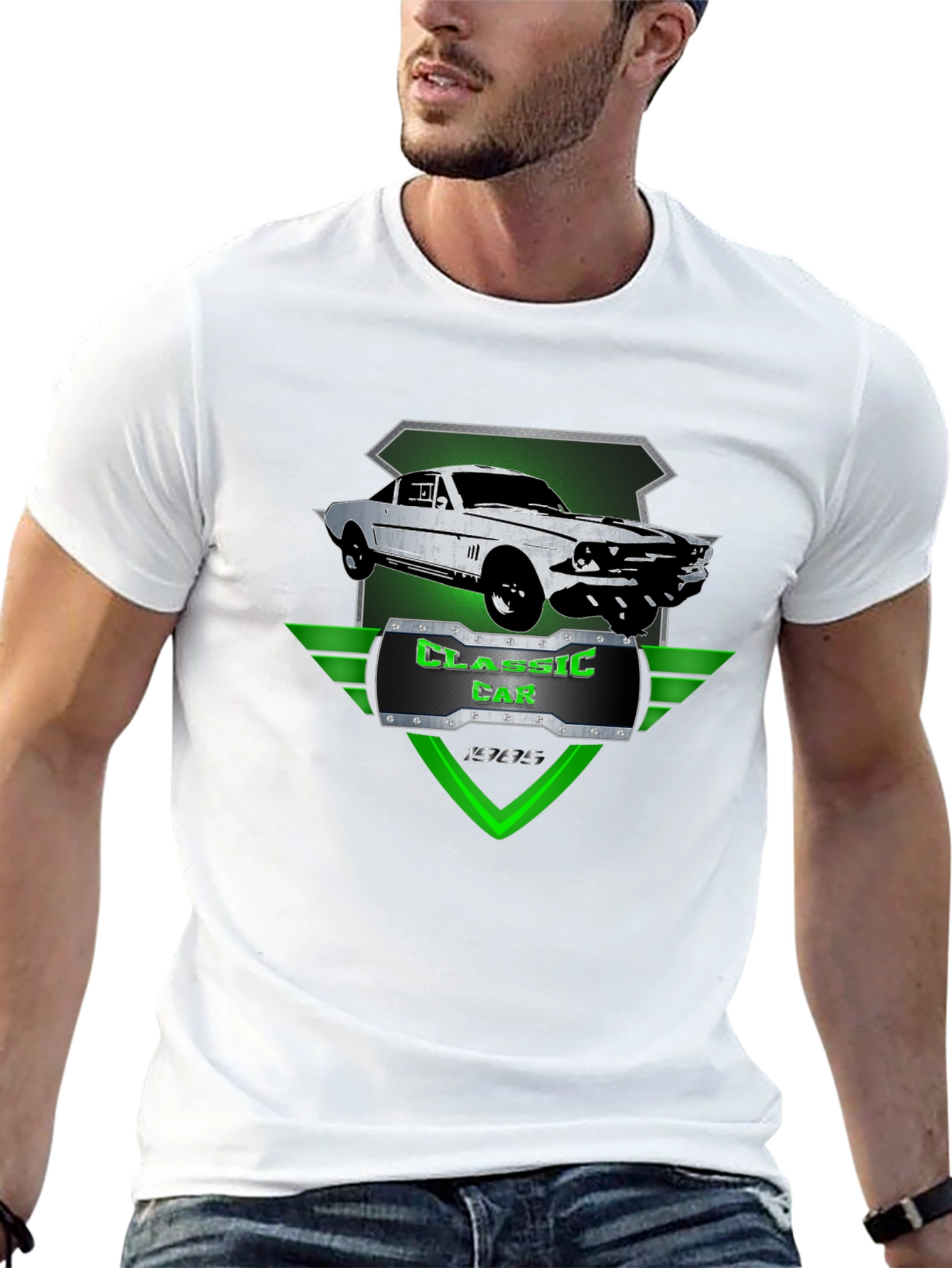 Classic Car 1965 T-Shirt - Black