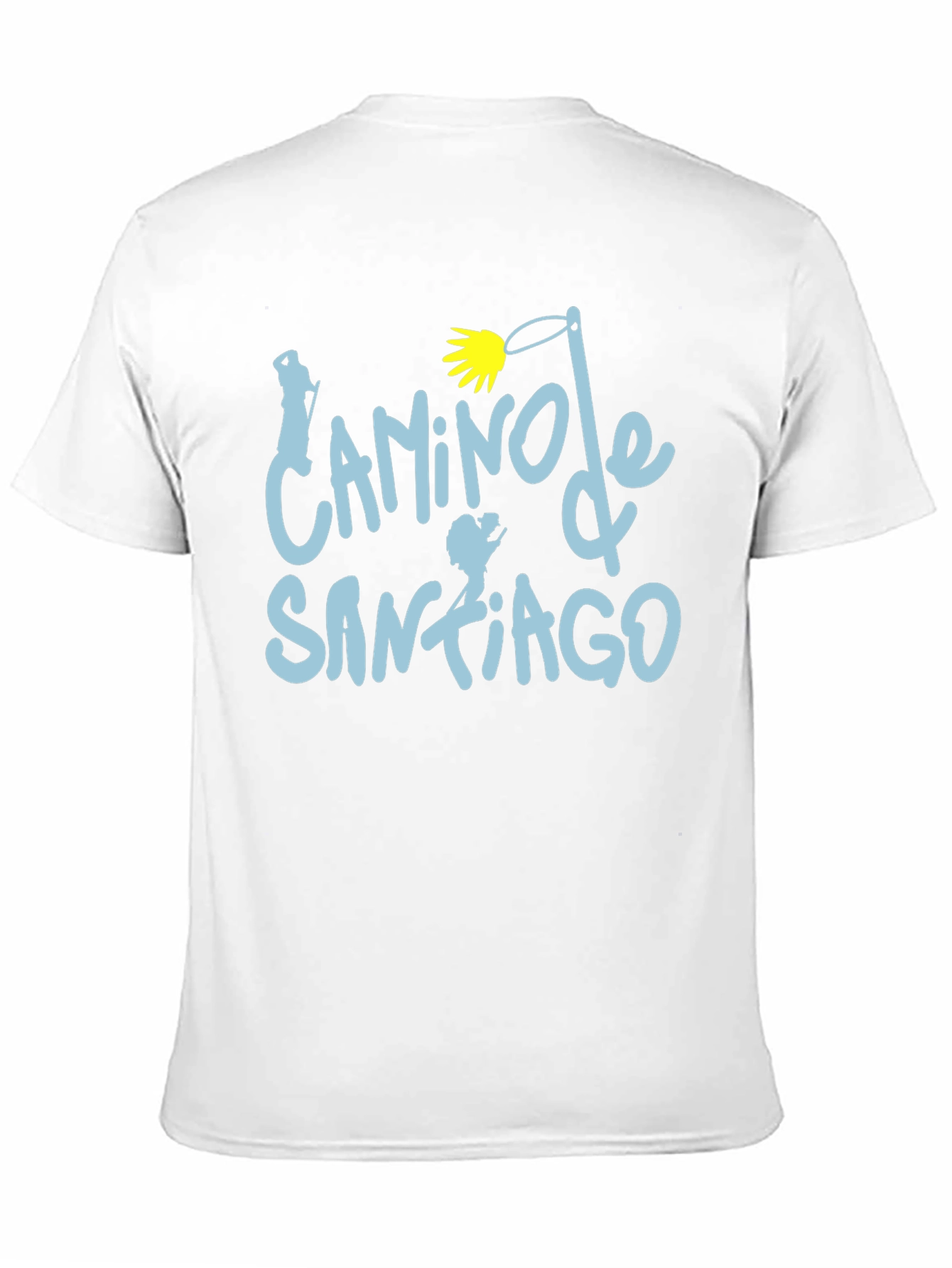 Camino de Santiago T-Shirt - Black Cotton Tee