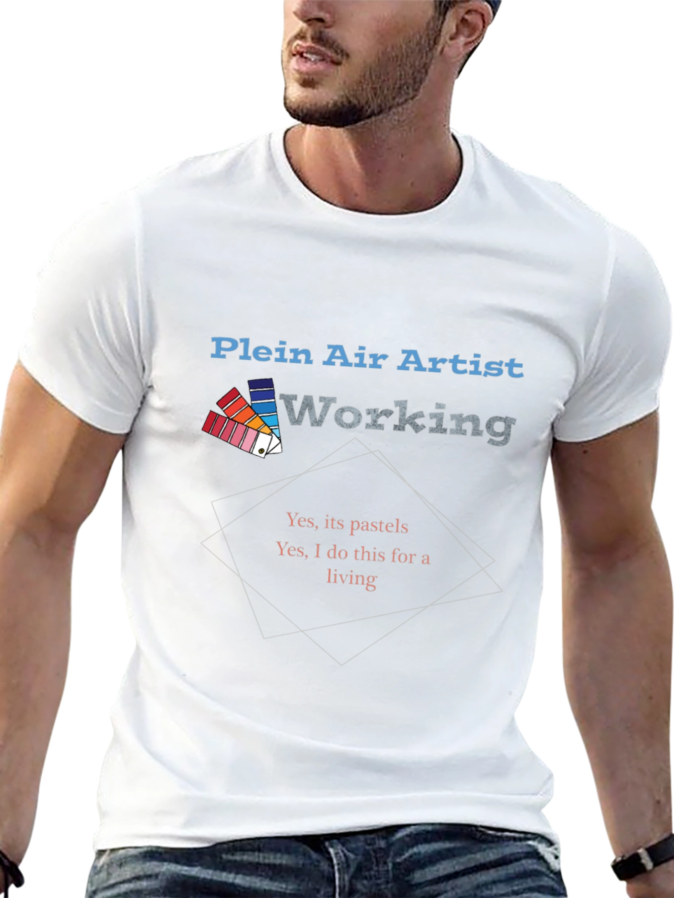 Plein Air Artist Working T-Shirt