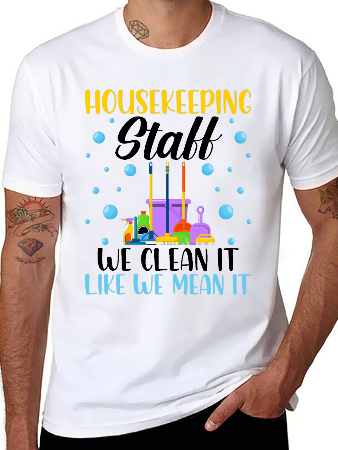 Housekeeping Staff Cleaning T-Shirt