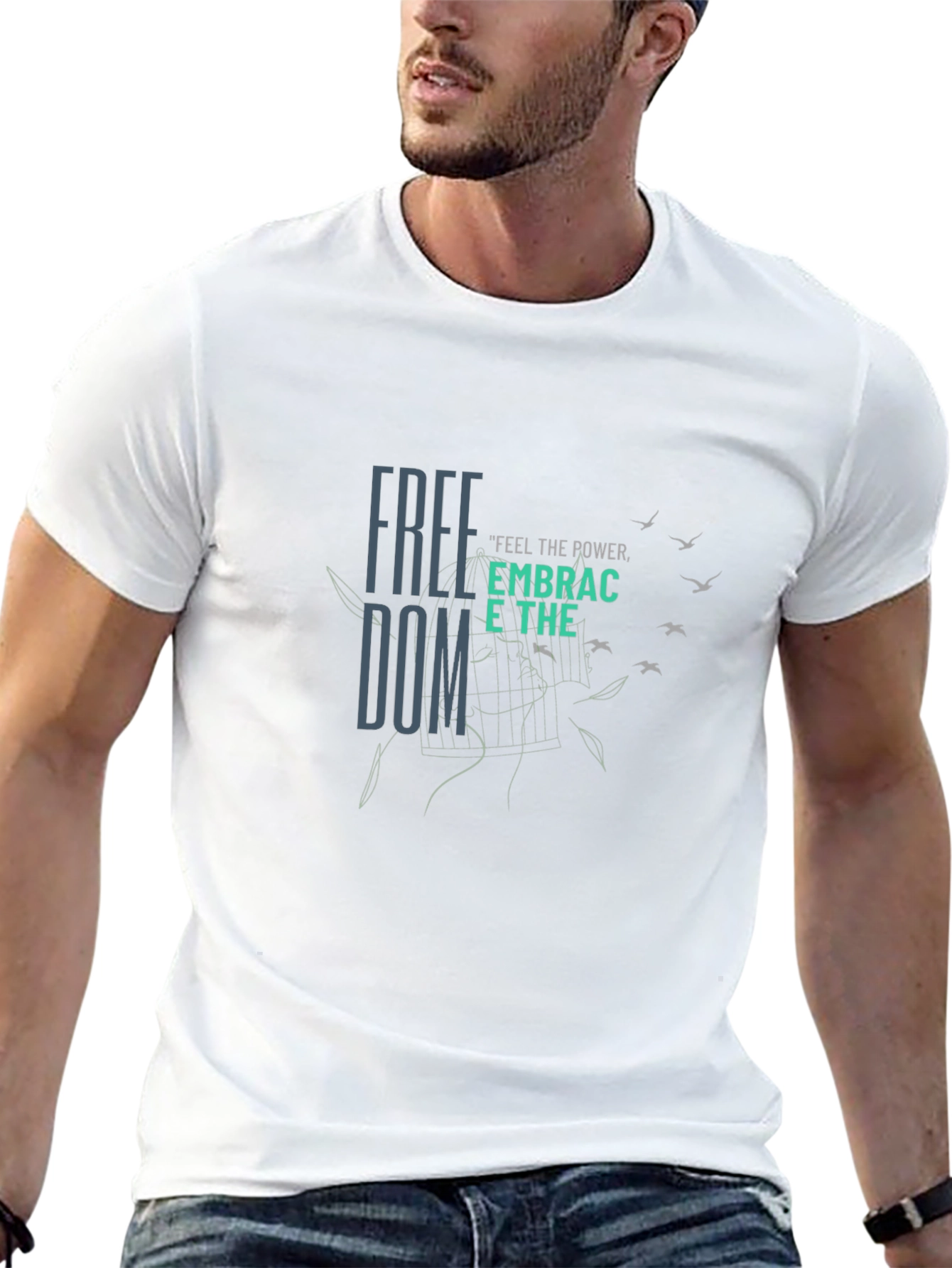 Freedom Embrace Graphic Tee - Modern Comfort