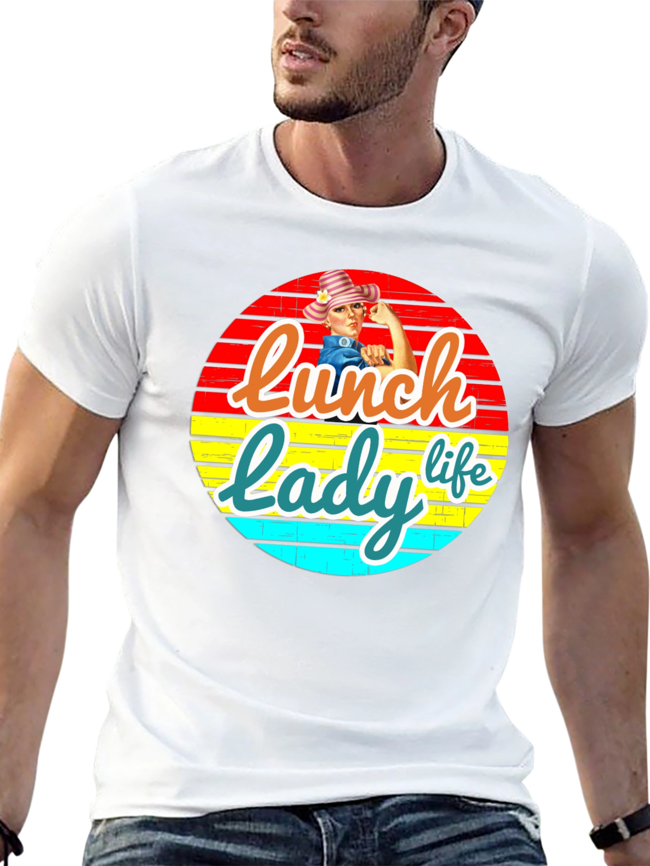 Lunch Lady Life T-Shirt - Retro Design