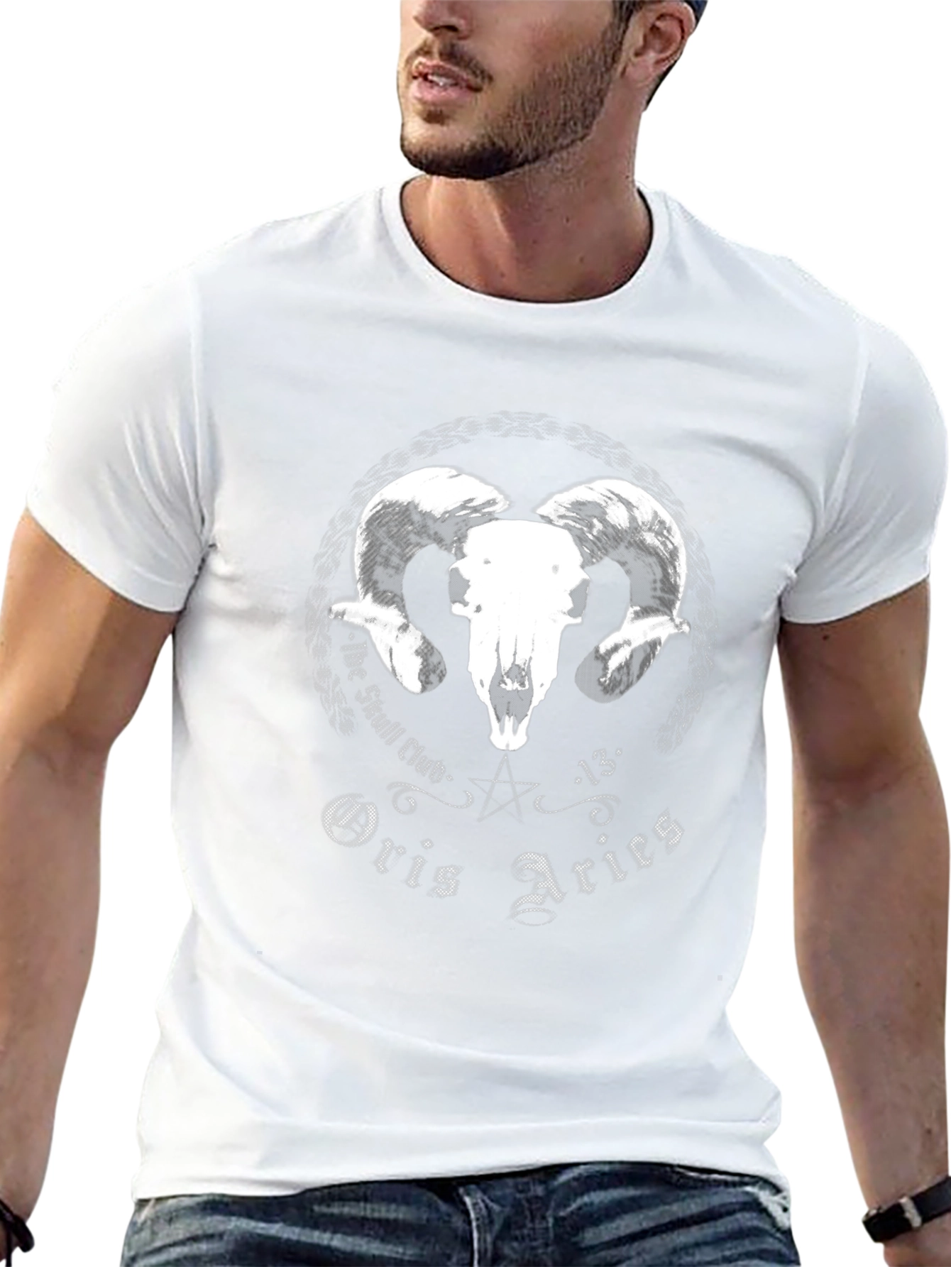 Skull Club Oris Aries Graphic T-Shirt - Black
