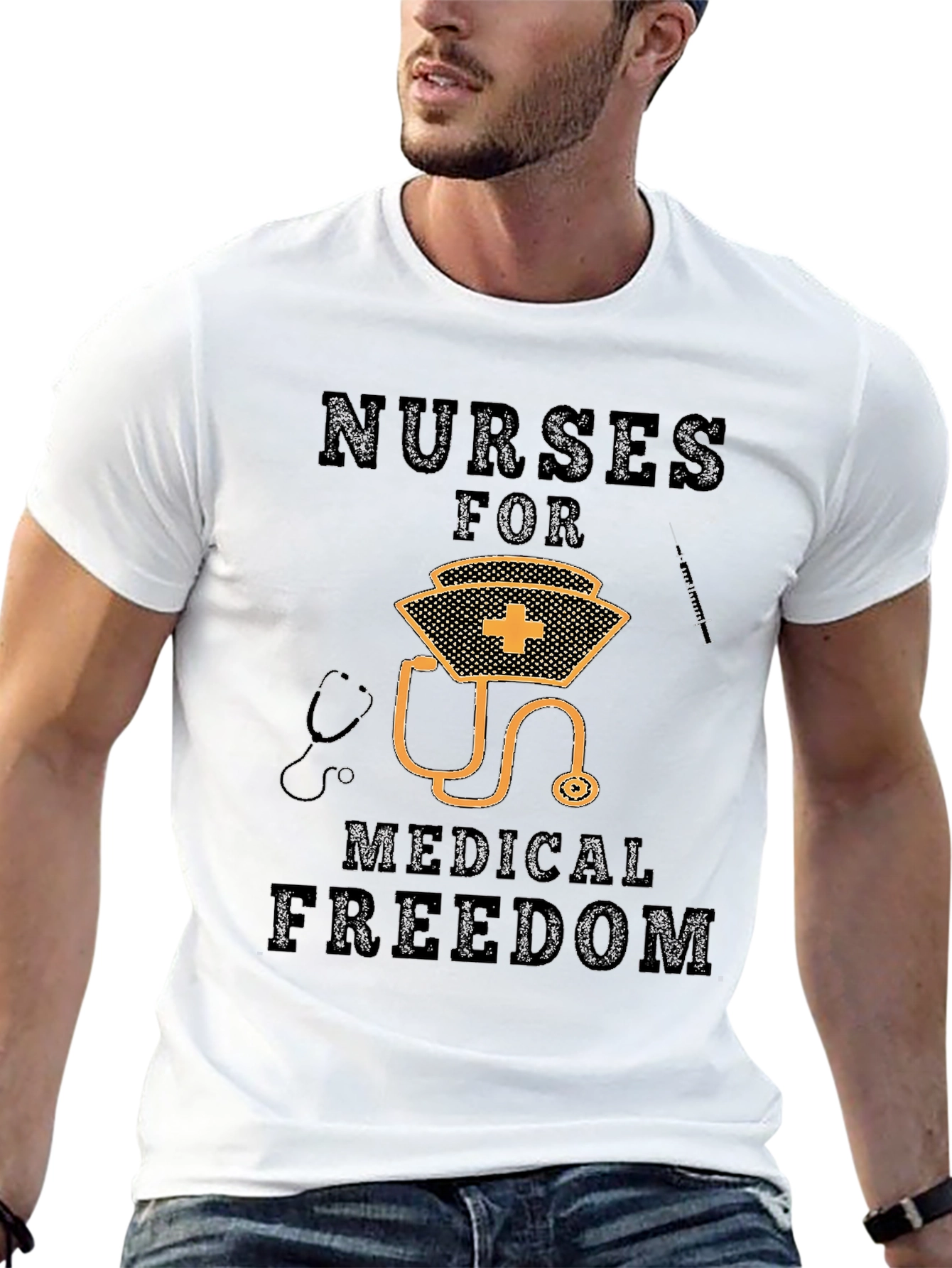 Nurses for Medical Freedom Graphic T-Shirt