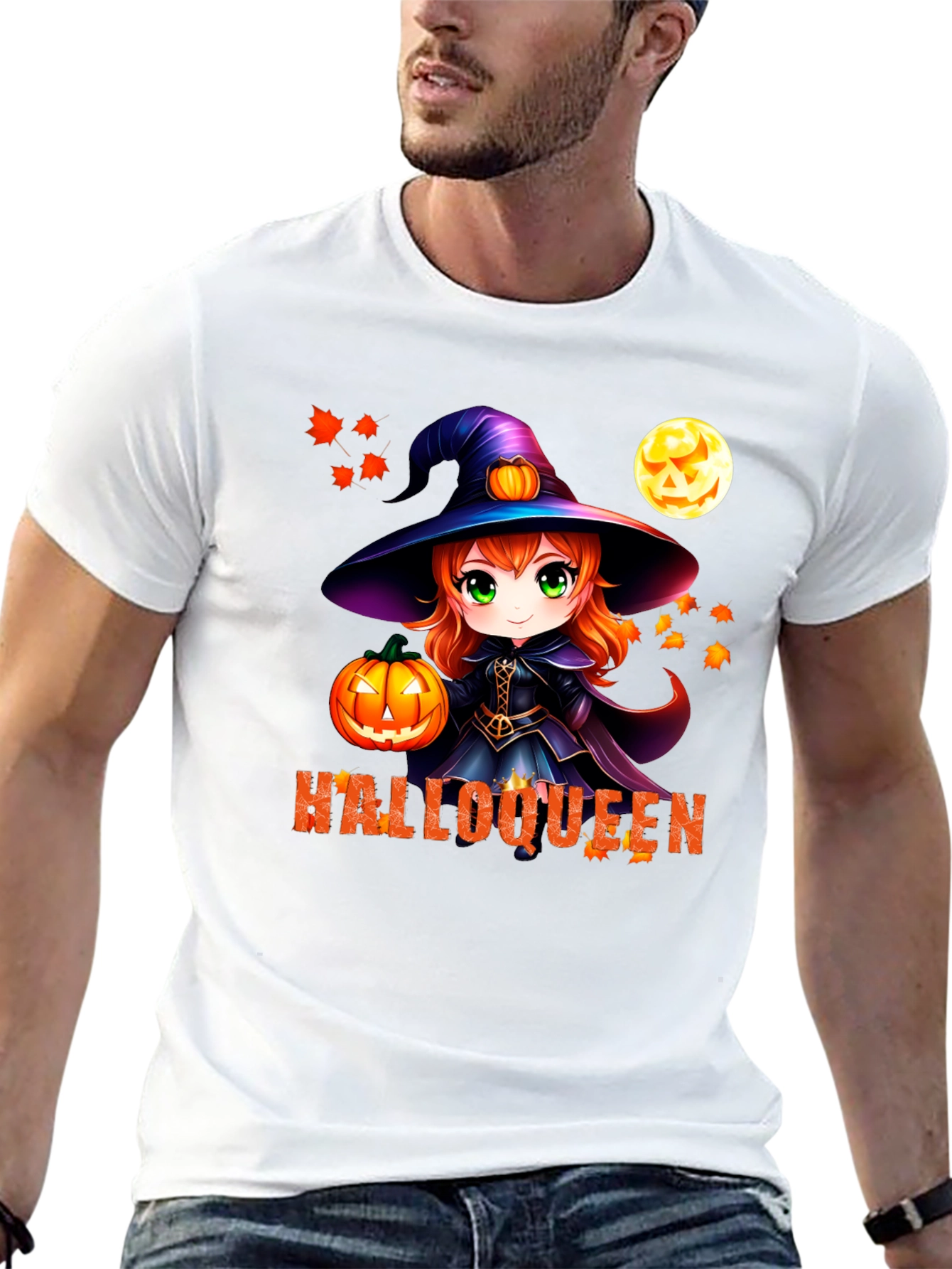 Halloween Witch Graphic Tee