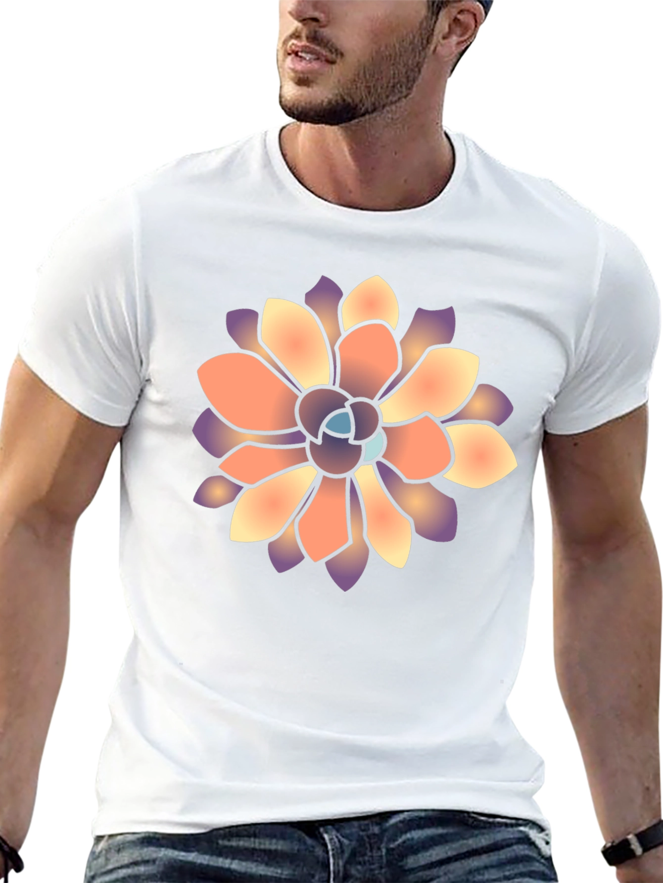 Floral Graphic T-Shirt - Unique Stylish Tee