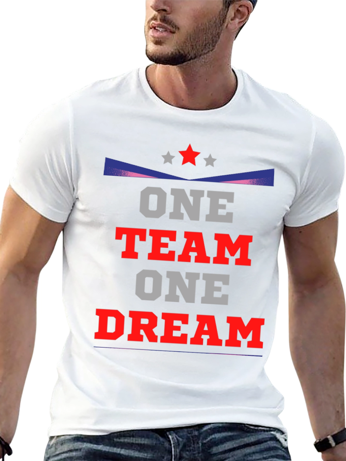 One Team One Dream Graphic T-Shirt