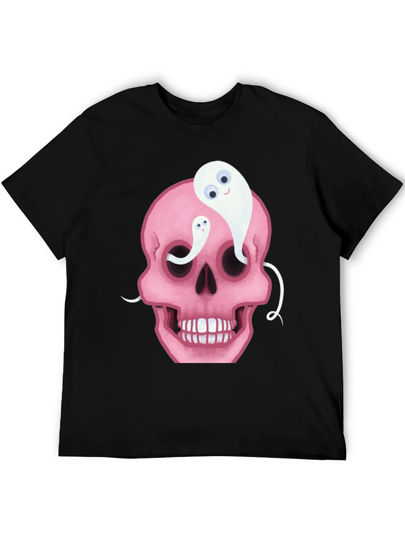 Skull & Ghosts Graphic T-Shirt
