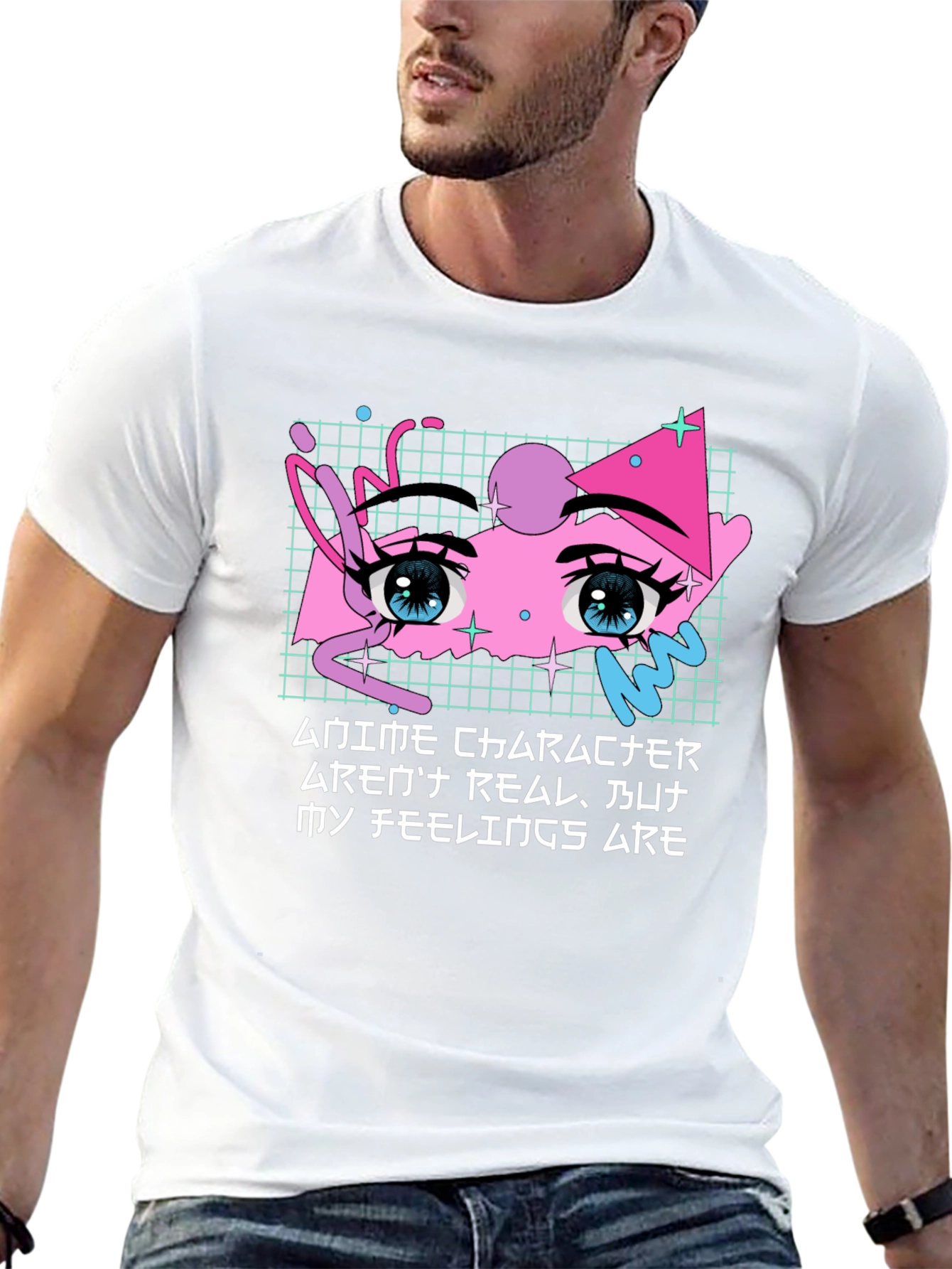 Anime Character Graphic Print T-Shirt