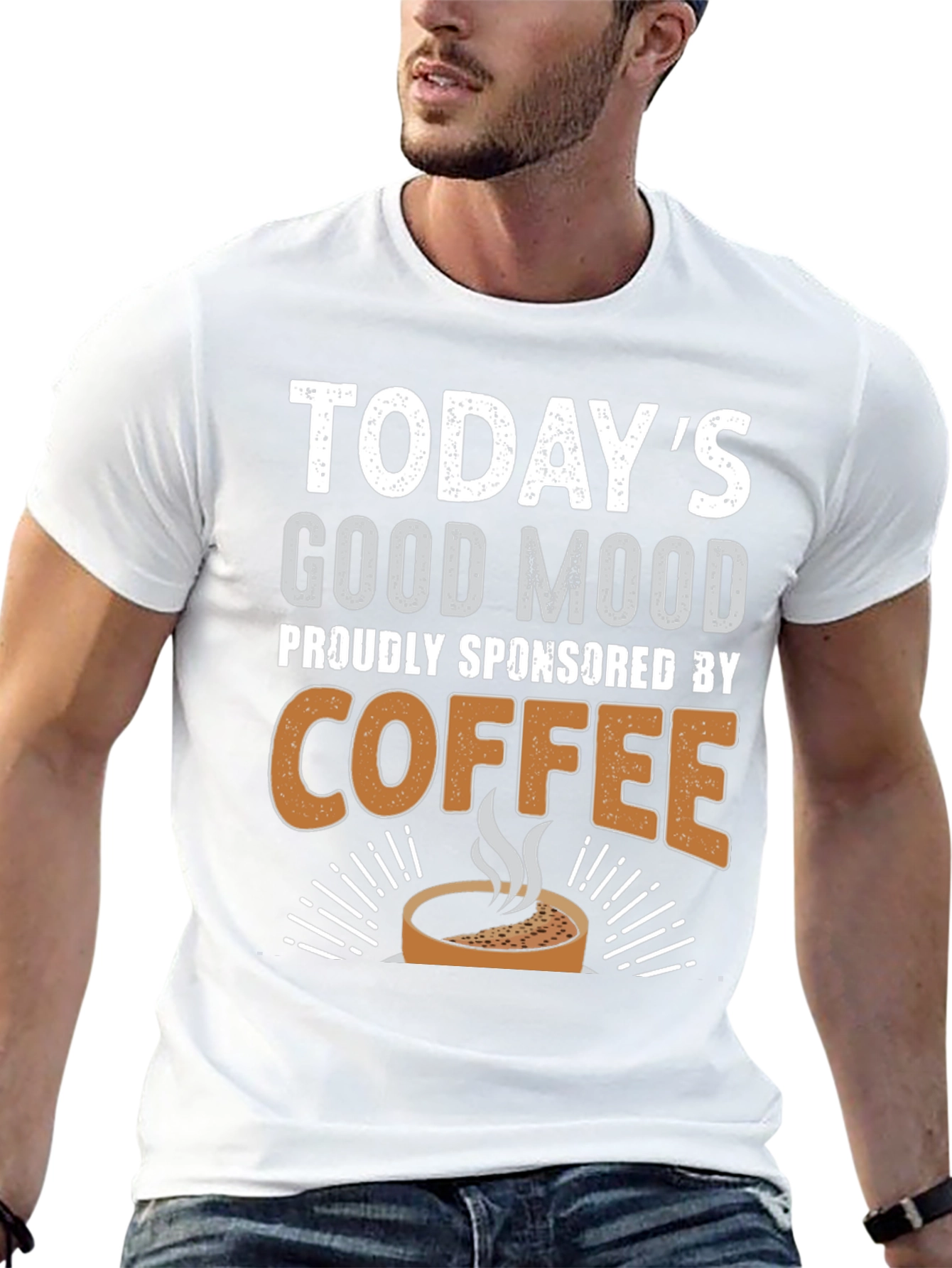 Coffee Sponsored Good Mood Tee