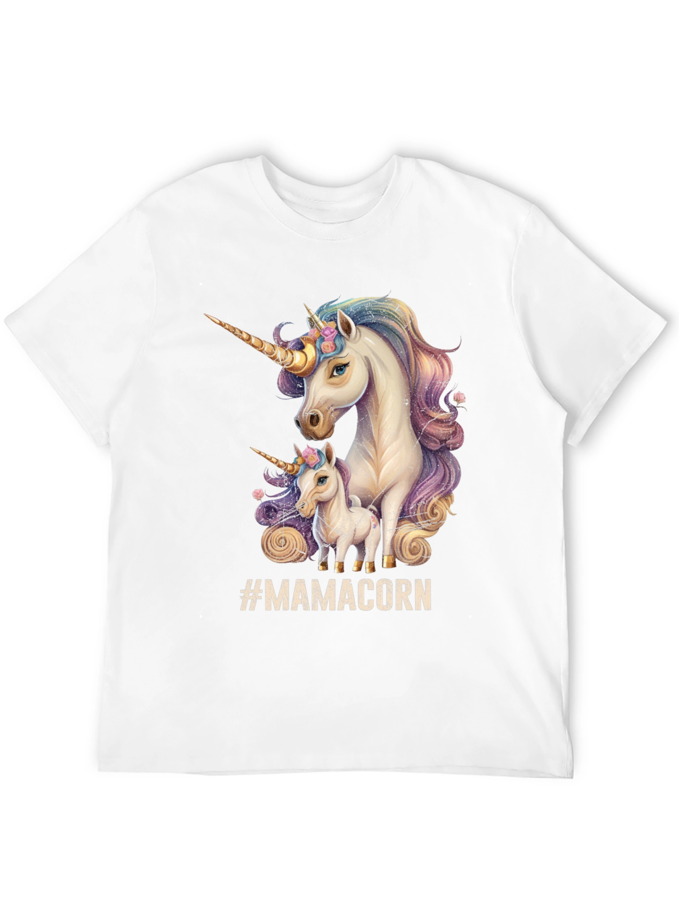 Mama Unicorn Graphic T-Shirt