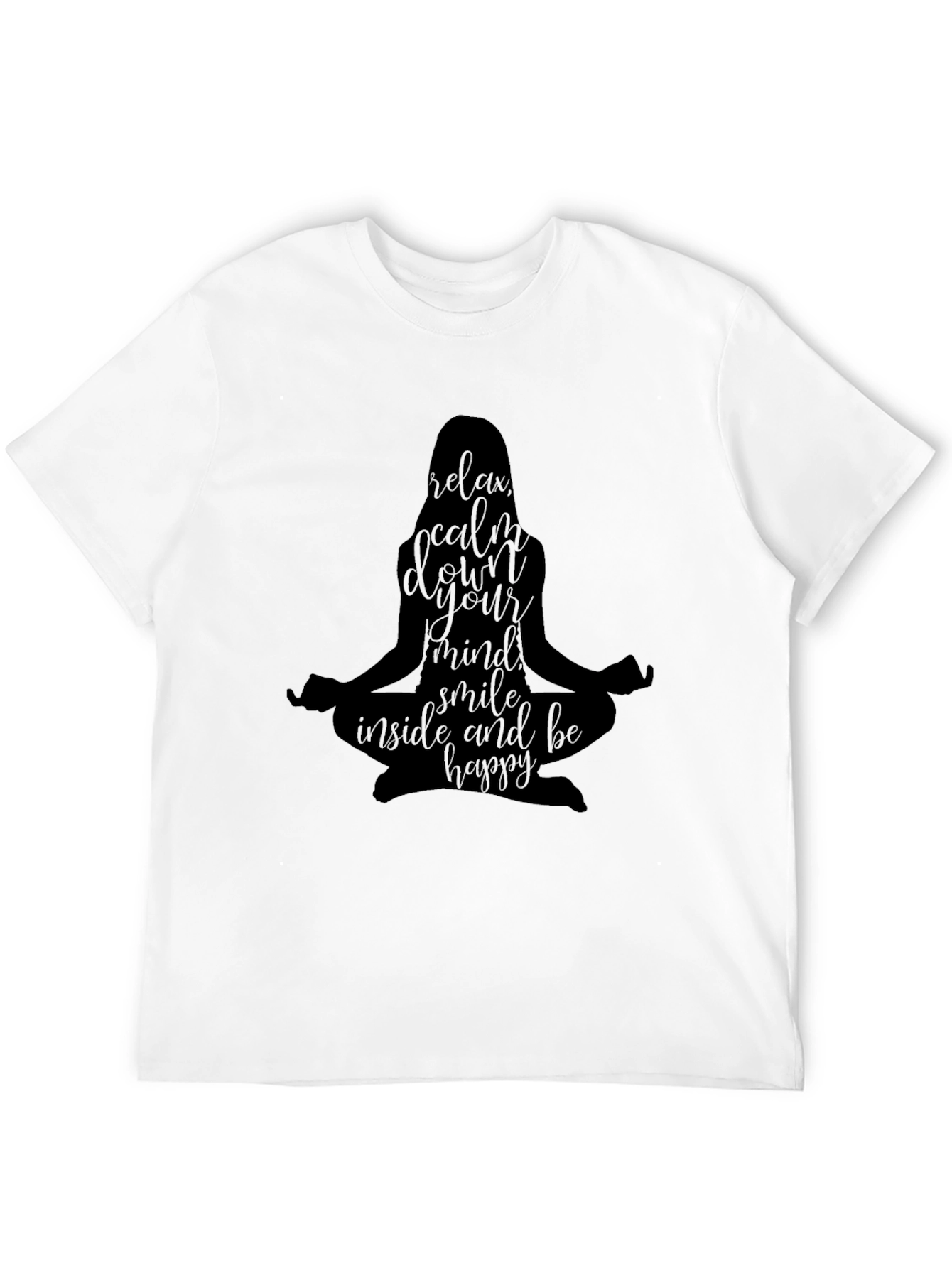 Relax Mind Graphic T-Shirt - Yoga Meditation Tee
