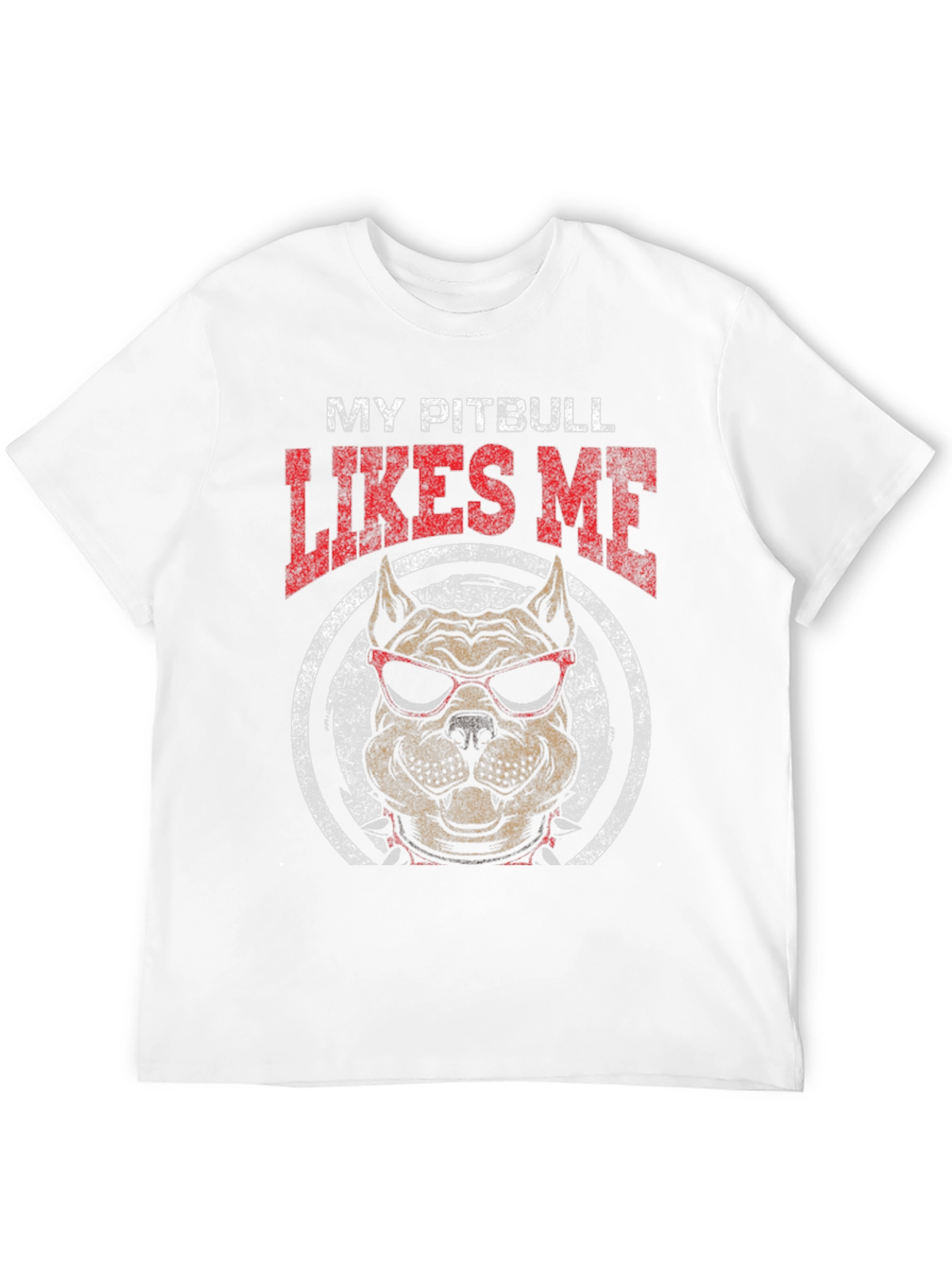 My Pitbull Likes Me Graphic T-Shirt