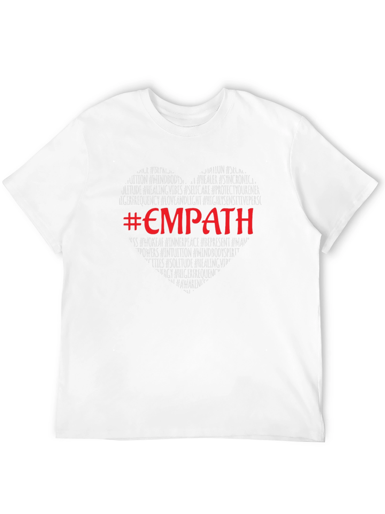 Empath Heart Graphic T-Shirt - Black