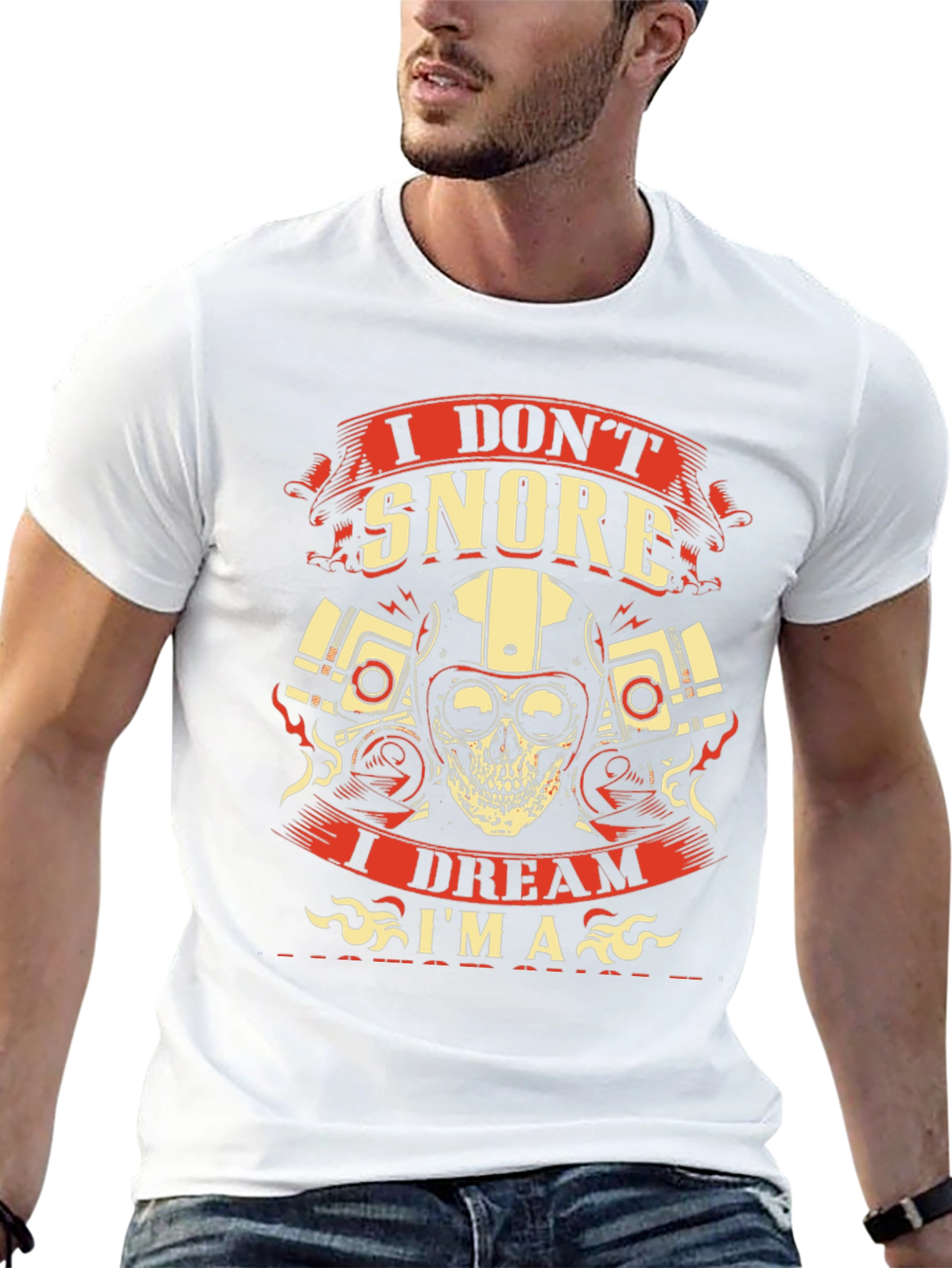 I Dont Snore Biker T-Shirt