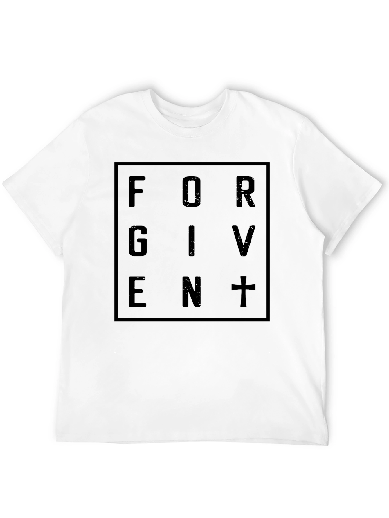 Forgiven Graphic T-Shirt - Mens Black Tee