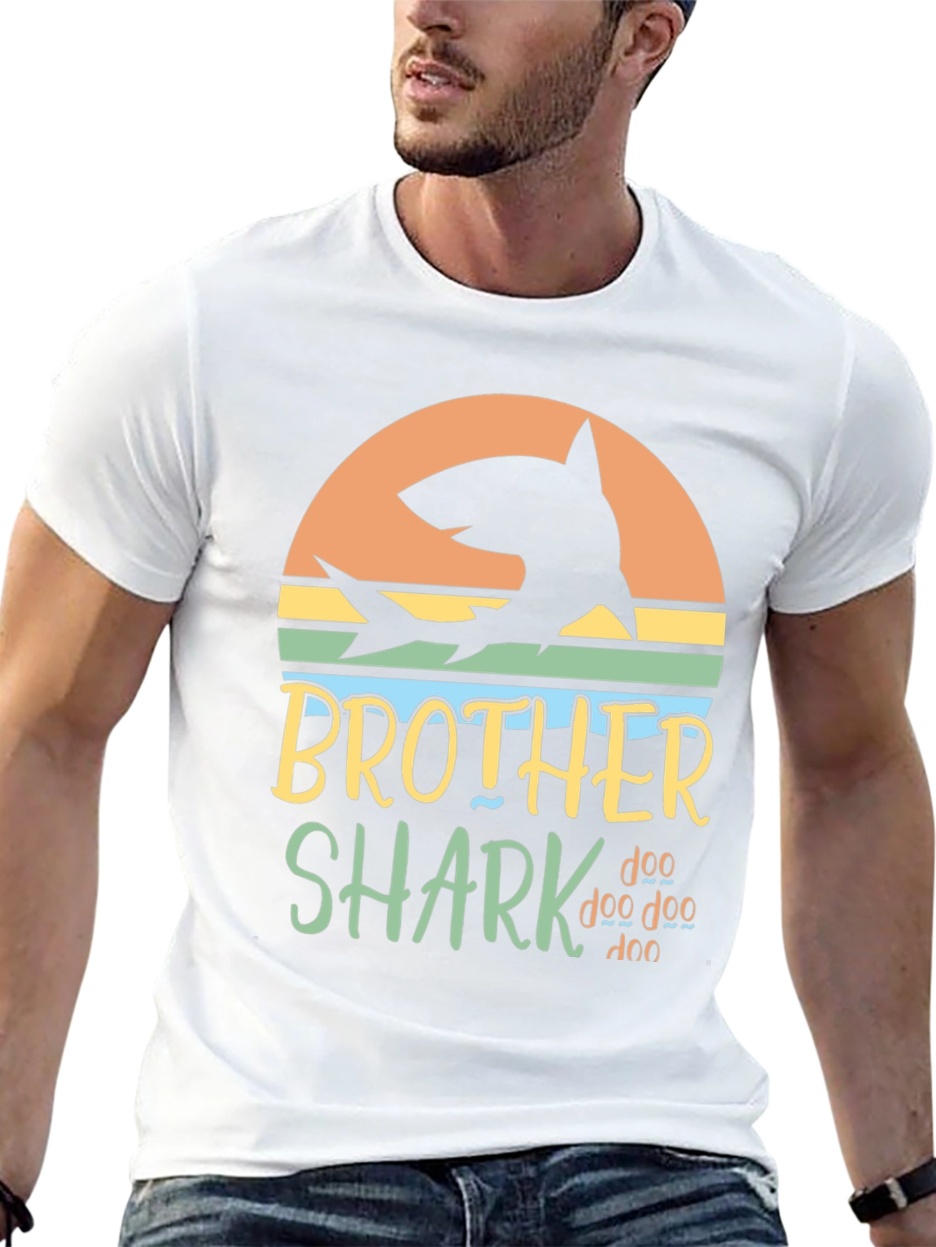 Brother Shark Doo Doo Doo Graphic T-Shirt