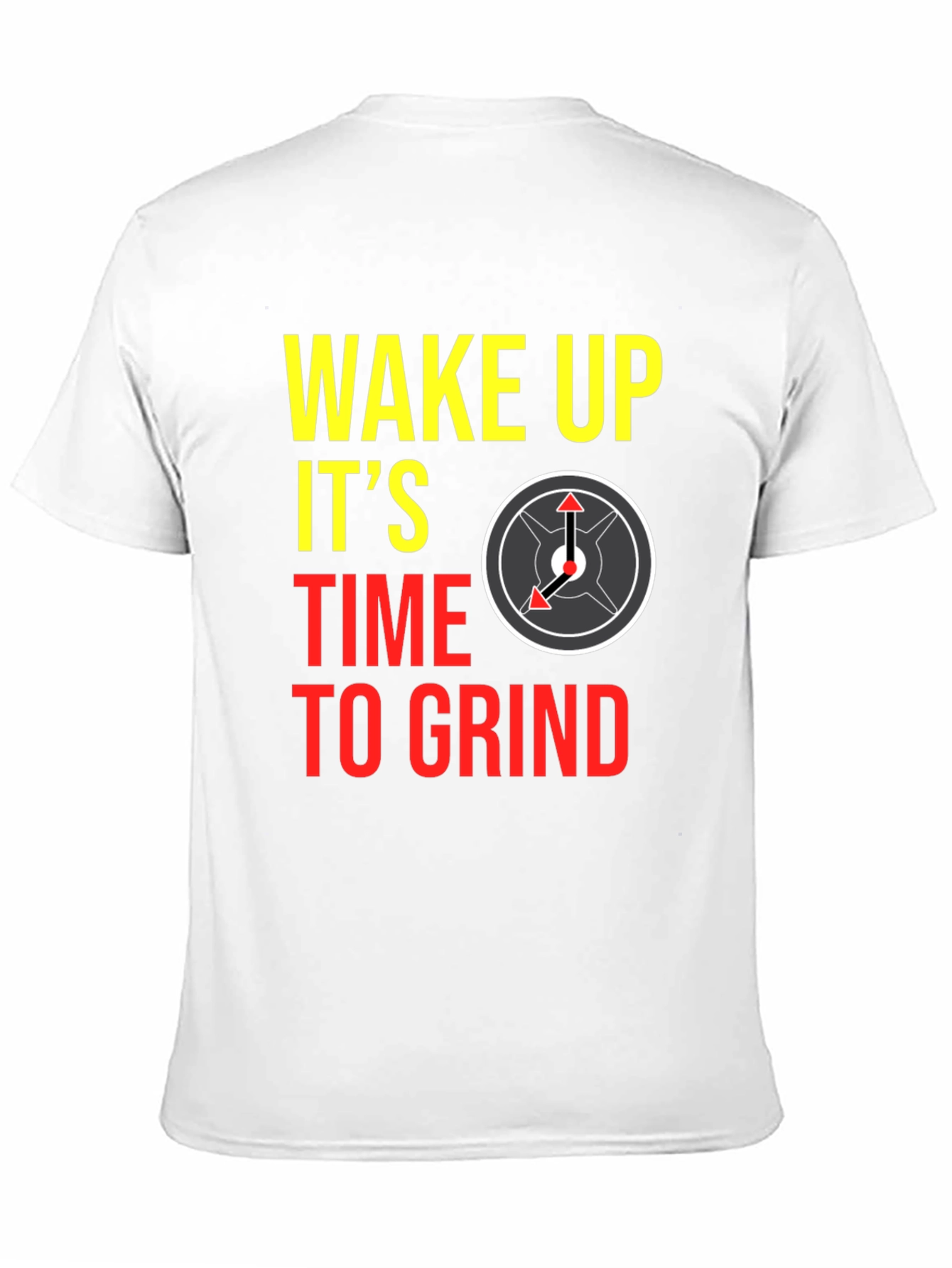 Wake Up Grind Time Black Graphic Tee