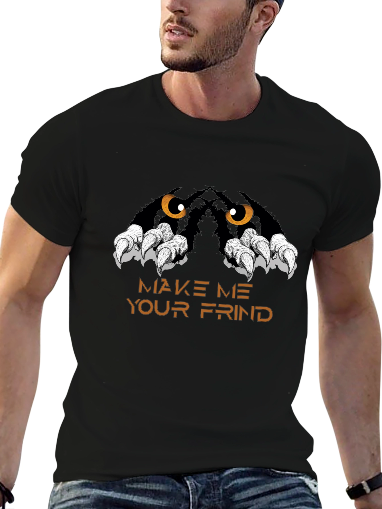 Make Me Your Frind T-Shirt - Unique Graphic Tee