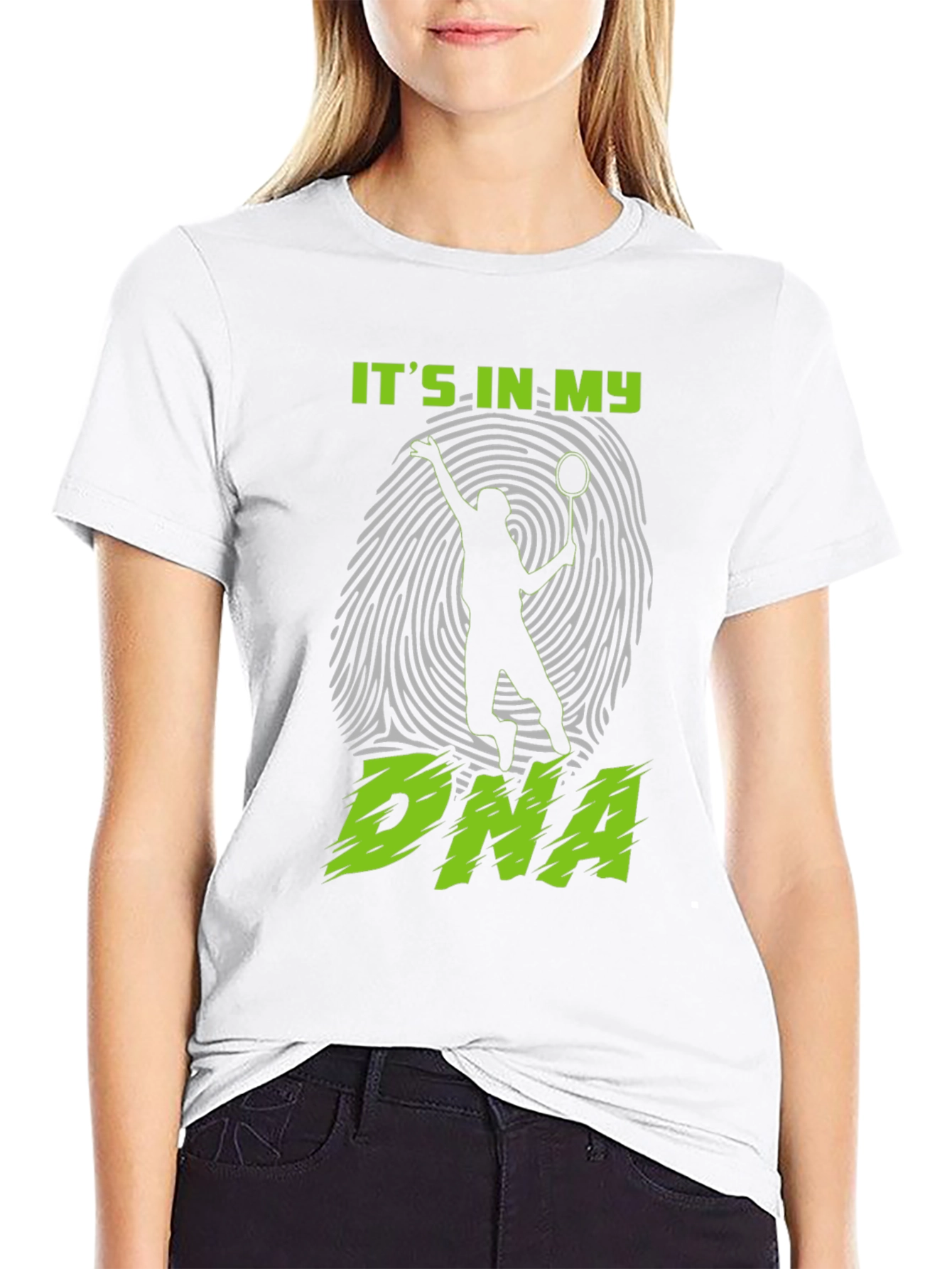 Its In My DNA Badminton T-Shirt