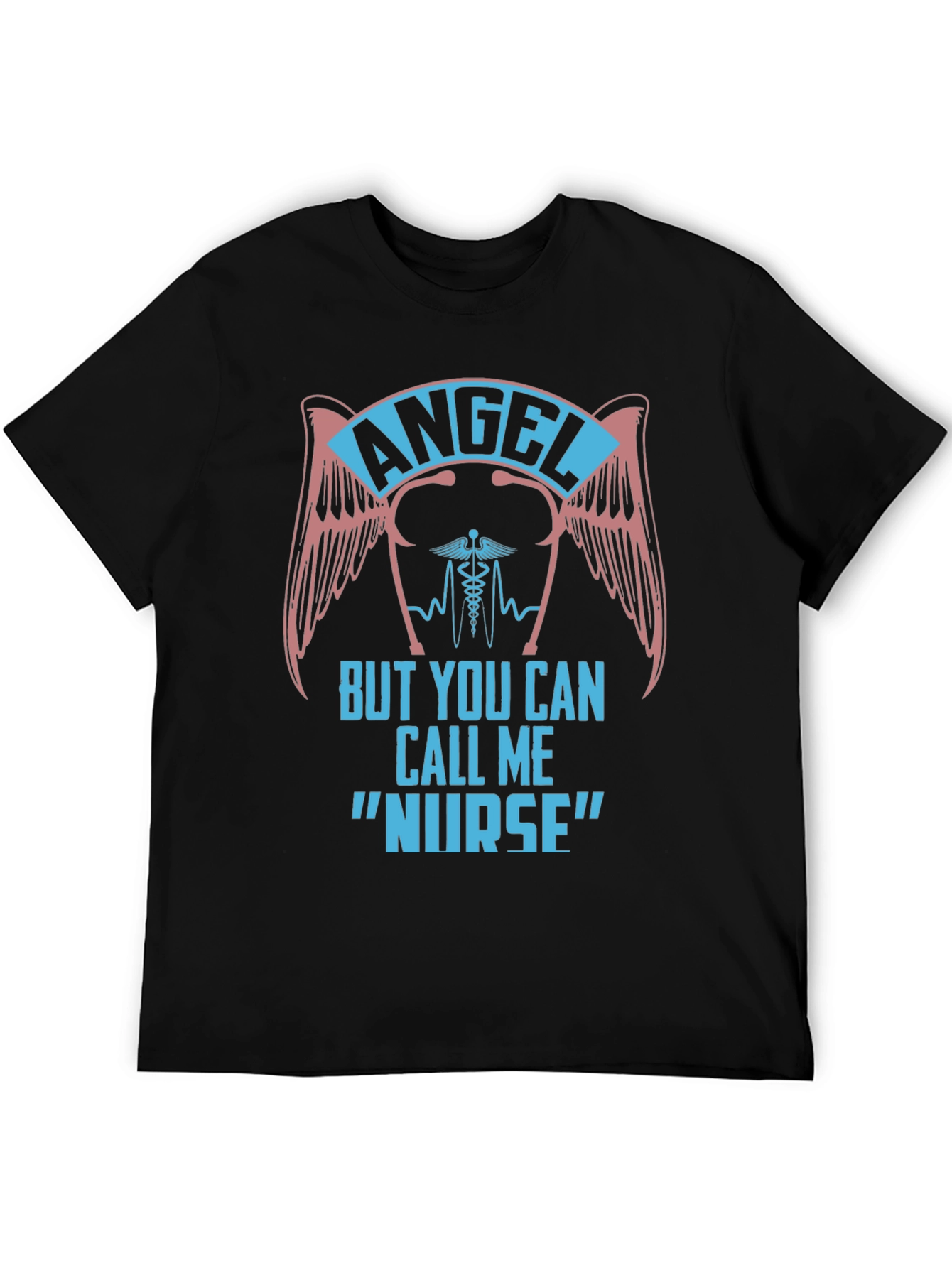 Angel Nurse Graphic T-Shirt - Medical Professional Apparel
