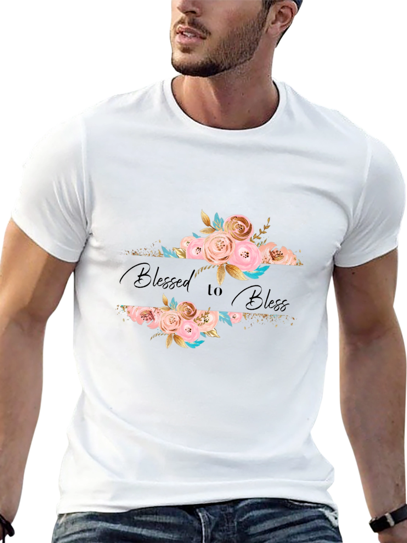 Blessed to Bless Floral T-Shirt