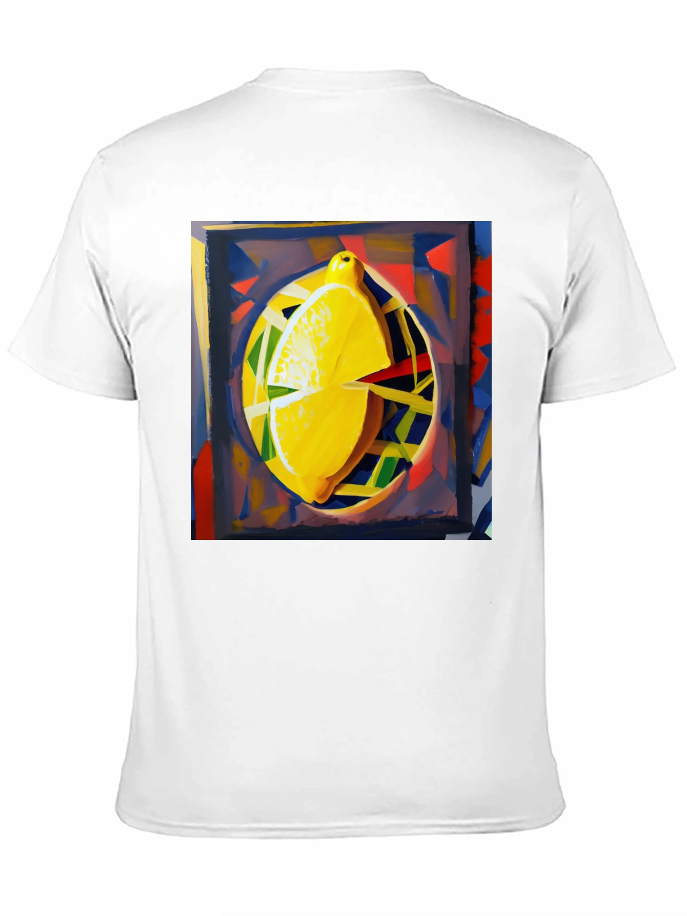 Abstract Lemon Graphic Tee